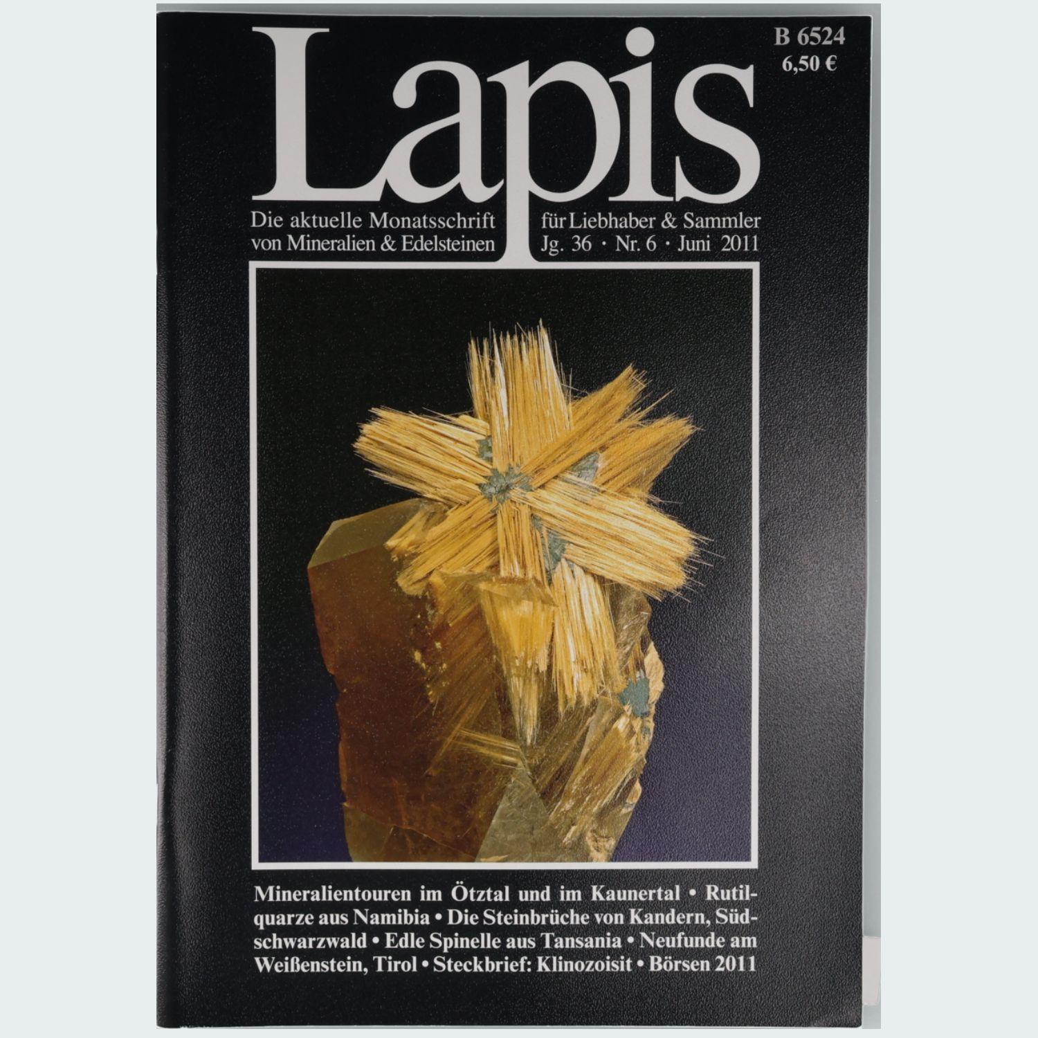 Lapis Magazin Jahrgang 2011 Jg. 36 Mineralogie Fachzeitschrift Christian Weise Verlag