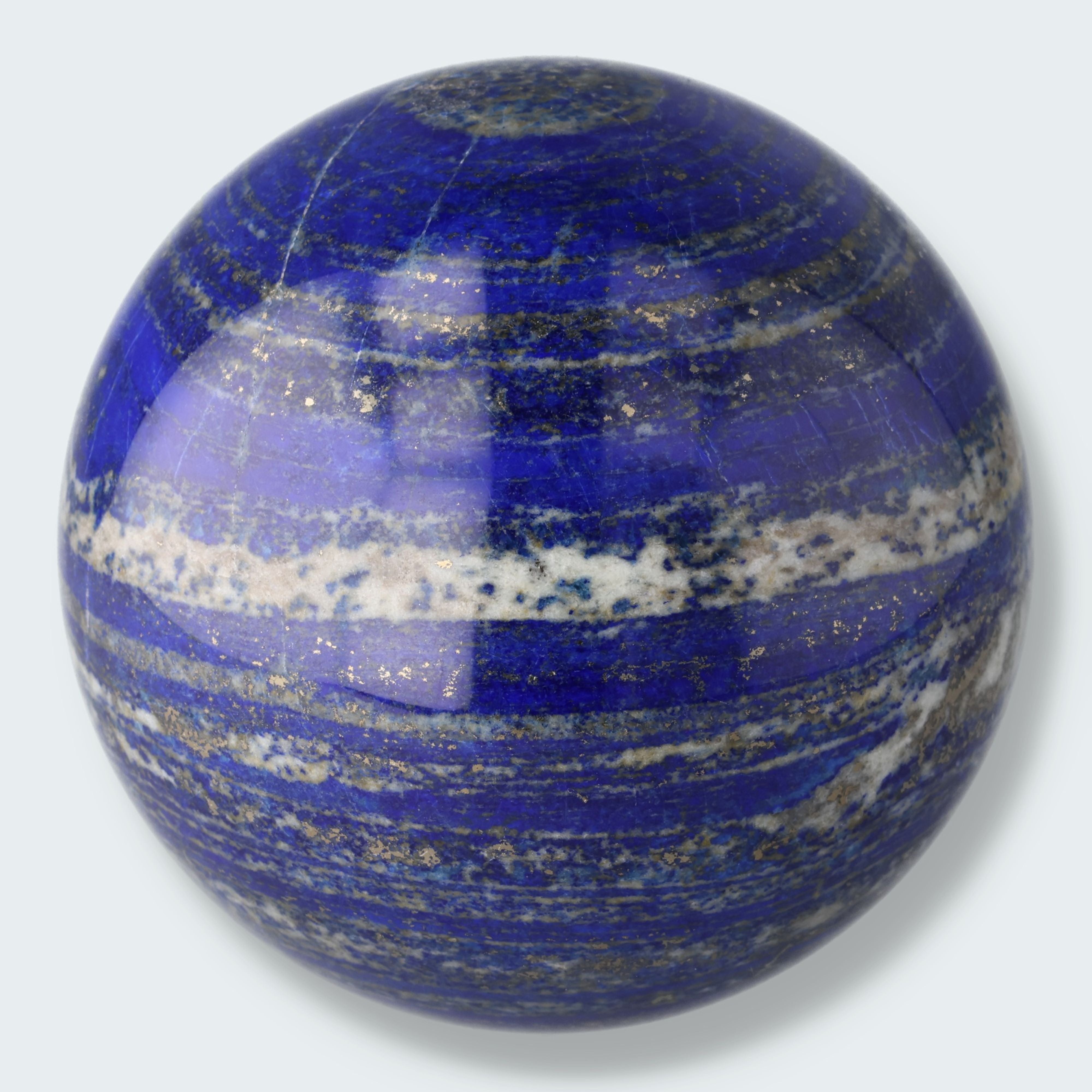 Lapis Lazuli Kugel poliert aus Afghansitan – Ansicht 2