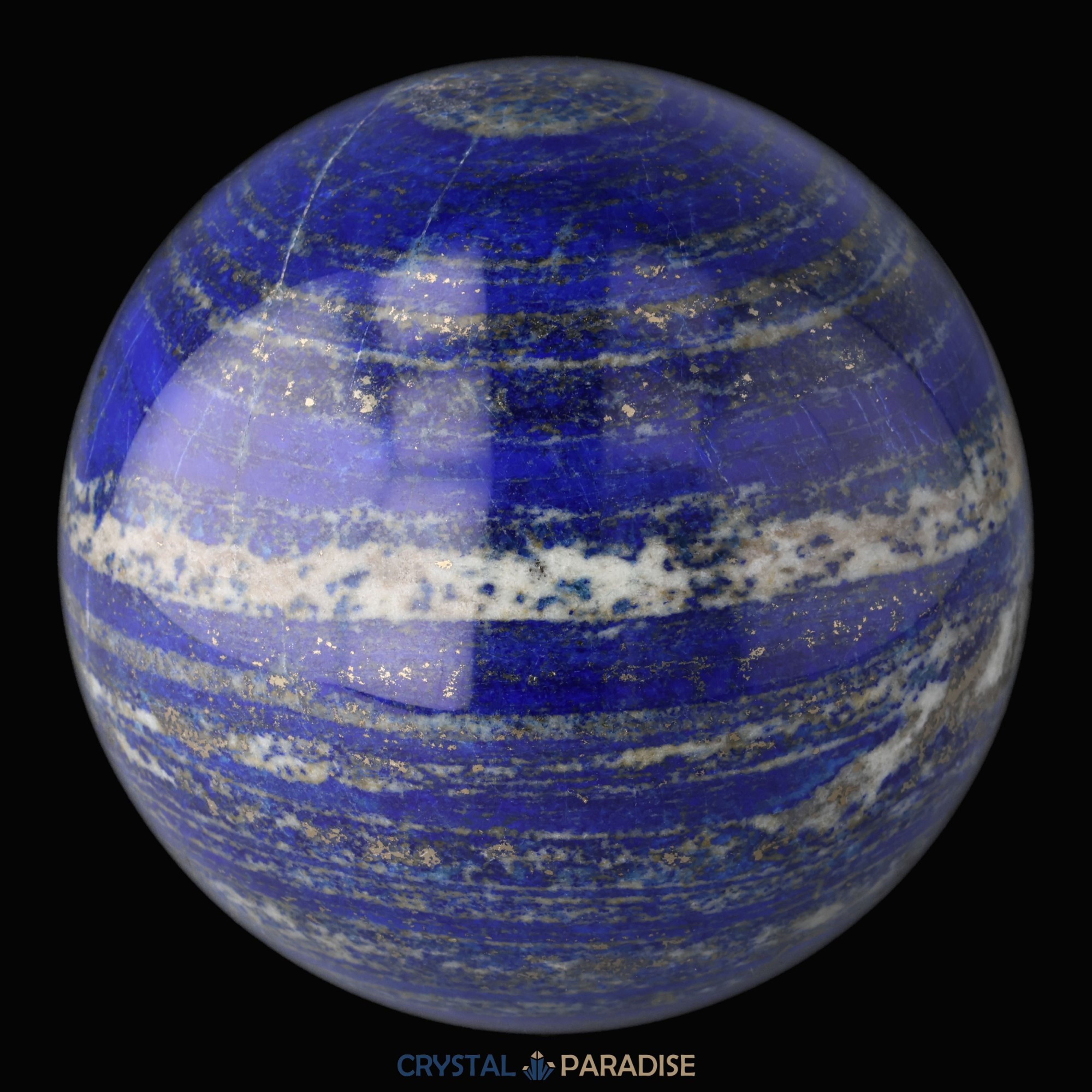 Lapis Lazuli Kugel poliert aus Afghansitan – Ansicht 3