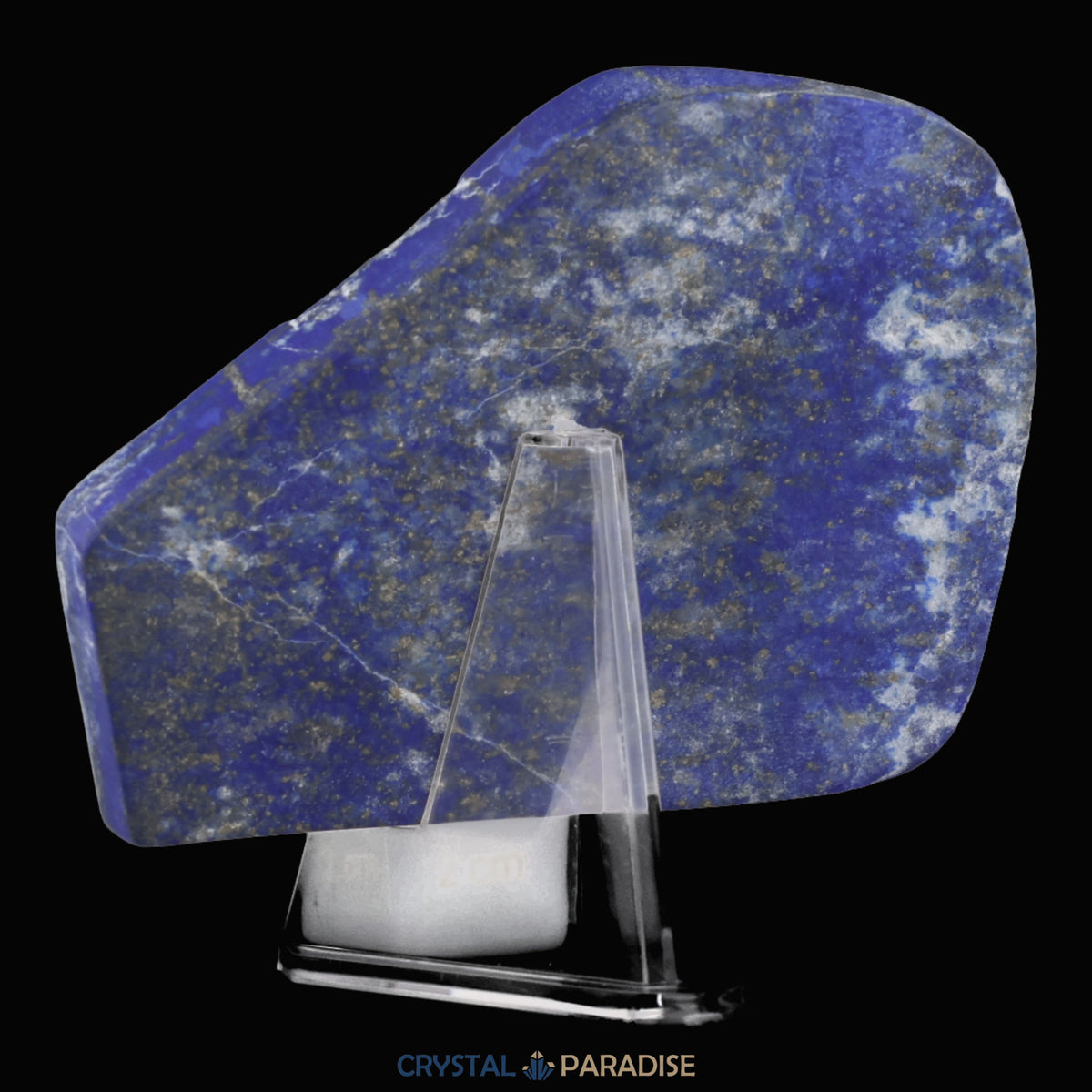 Lapis Lazuli Scheibe poliert aus Afghanistan (121g) – Ansicht 5
