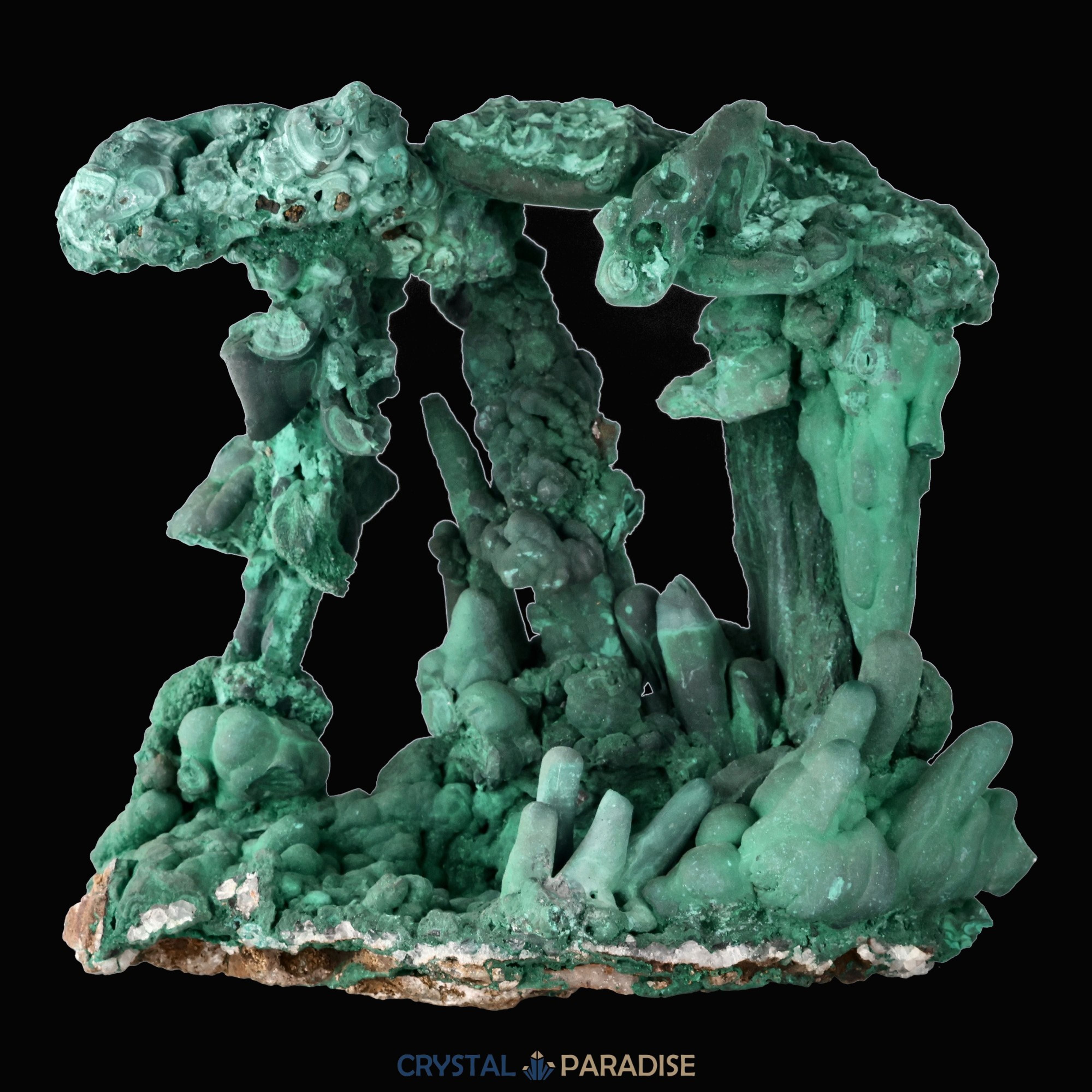 Malachit Grossstufe aus der Tantara Mine, Kongo (6429g) - selten – Ansicht 4