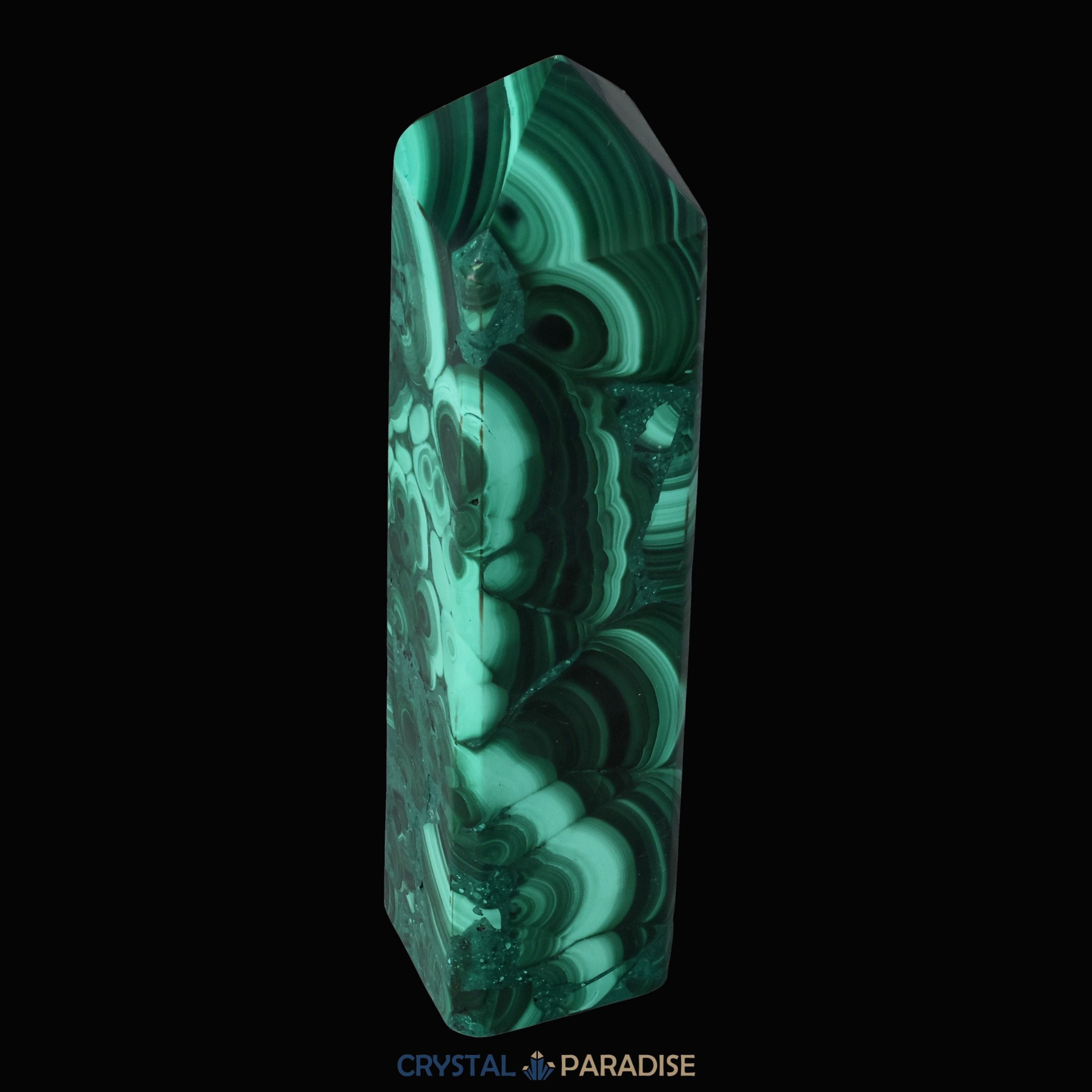 Malachit Obelisk aus dem Kongo – Ansicht 8
