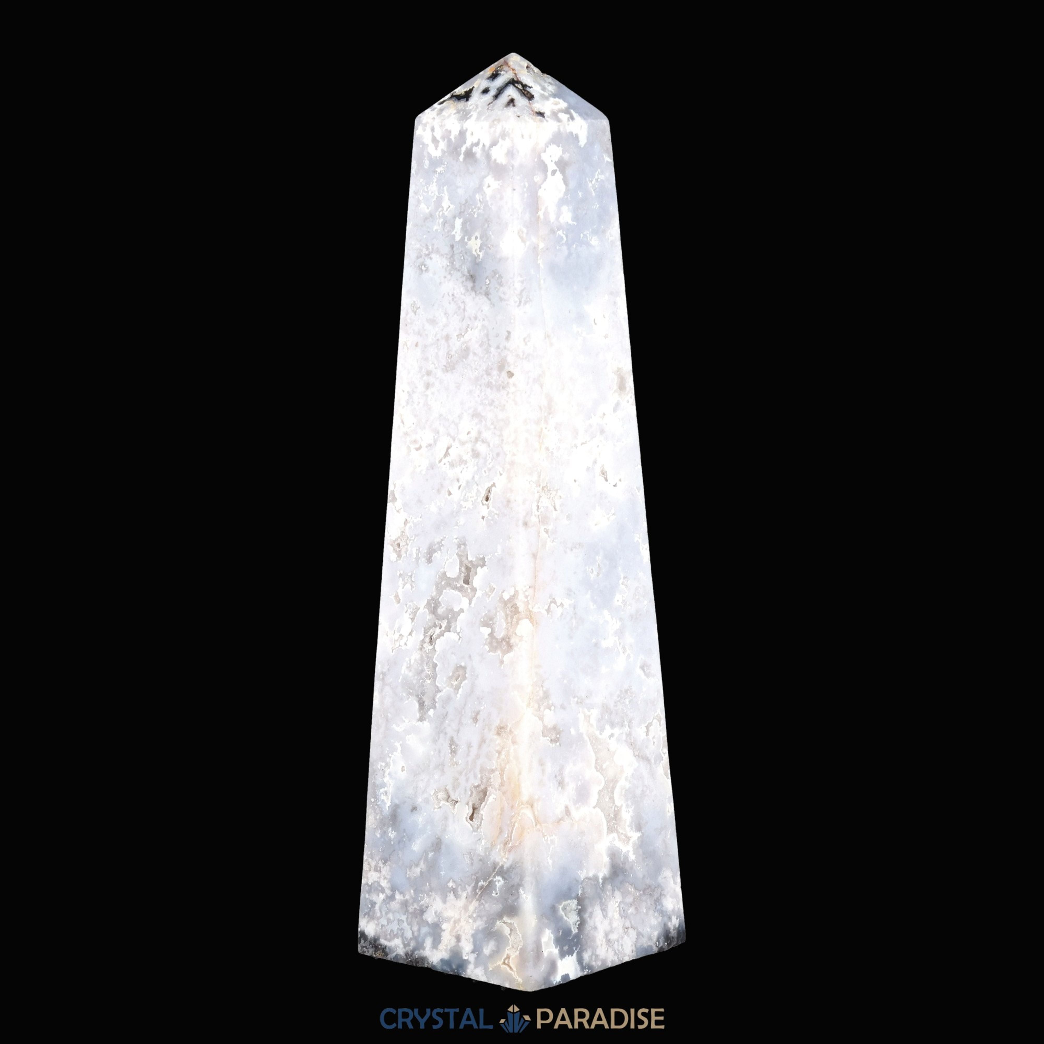 Obelisk aus Blue Pacific Achat (250-350g) – Ansicht 8
