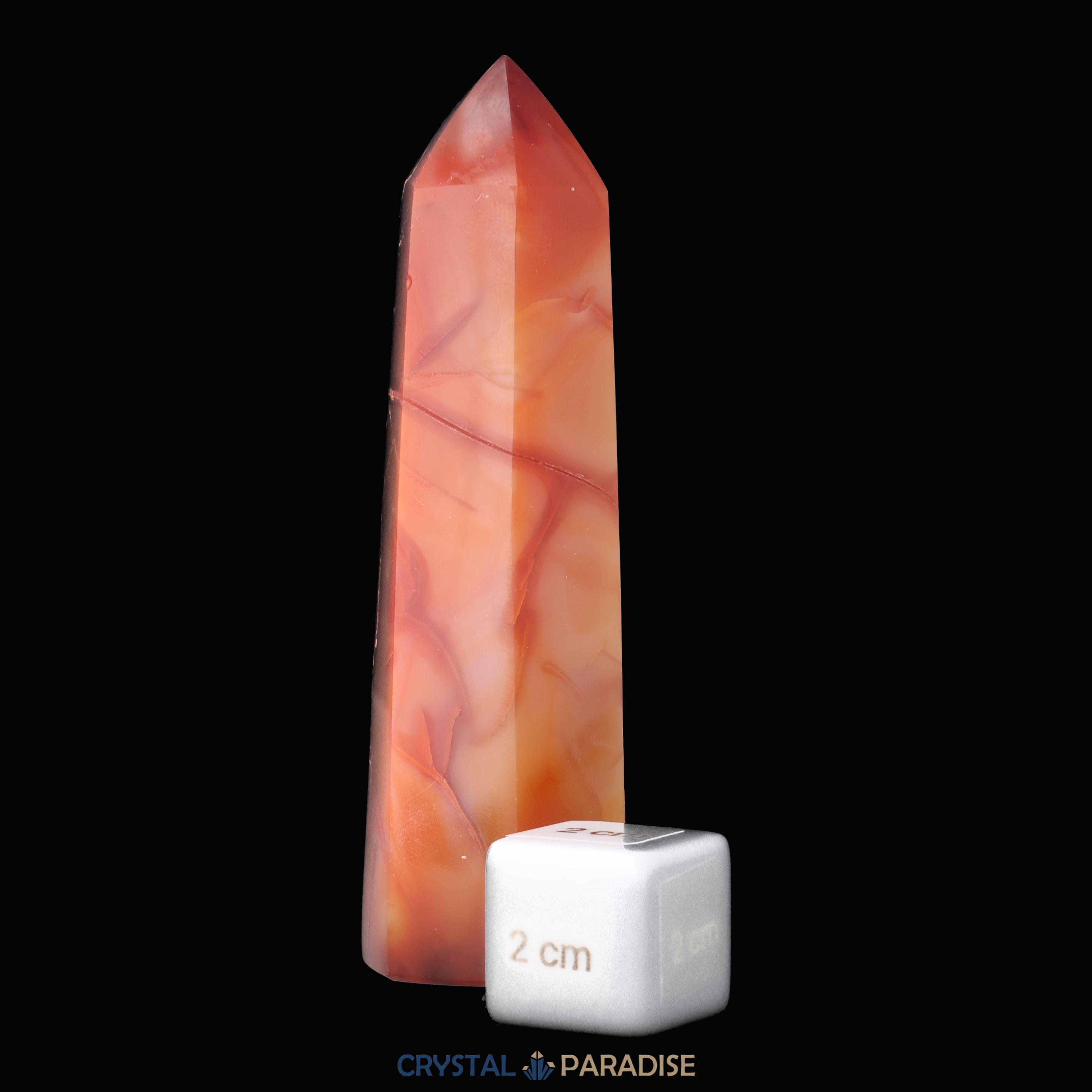 Obelisk aus rotem Karneol Achat – Ansicht 3