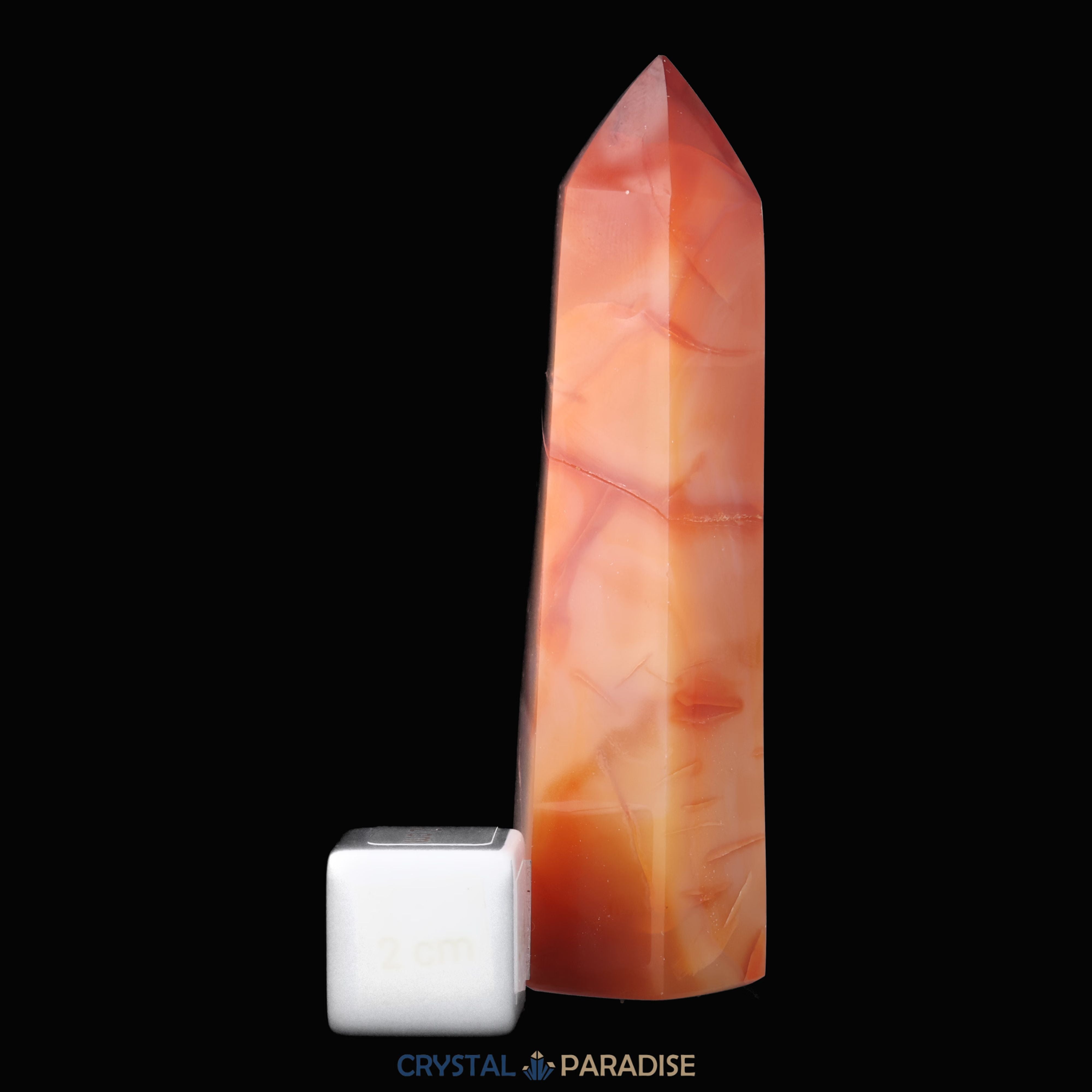 Obelisk aus rotem Karneol Achat – Ansicht 4