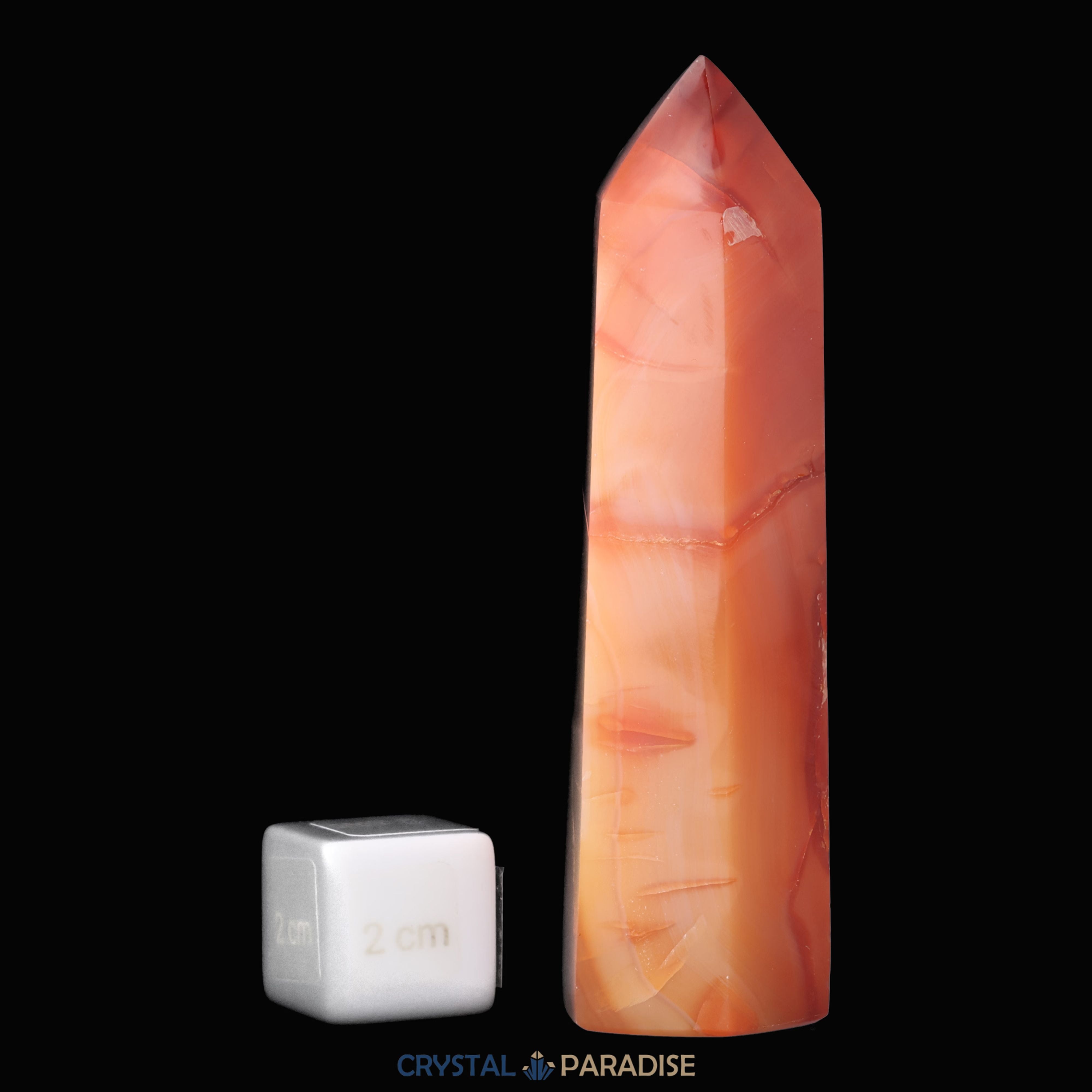 Obelisk aus rotem Karneol Achat – Ansicht 5