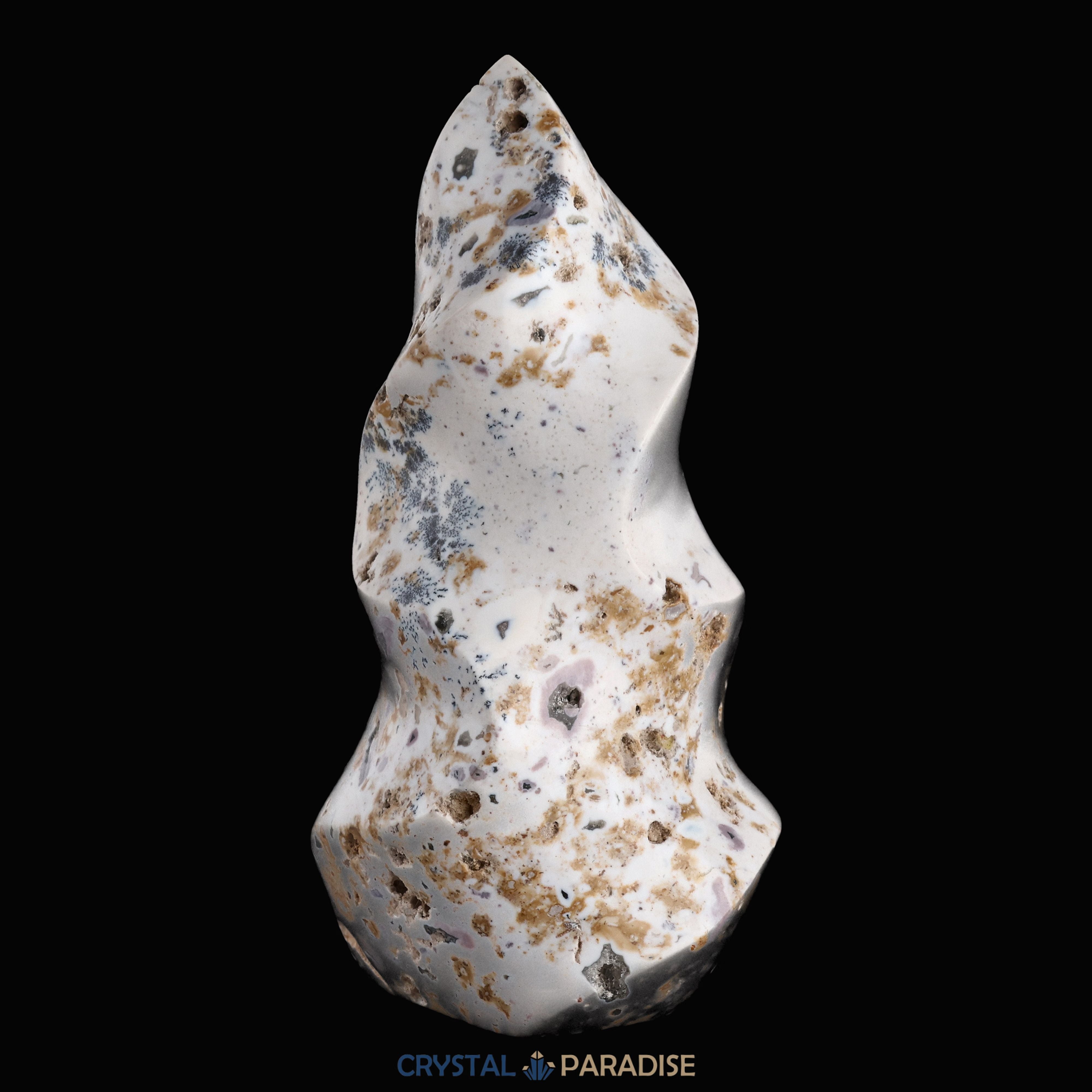 Ocean Jaspis Flamme aus Madargaskar (620g - 14cm) – Ansicht 10