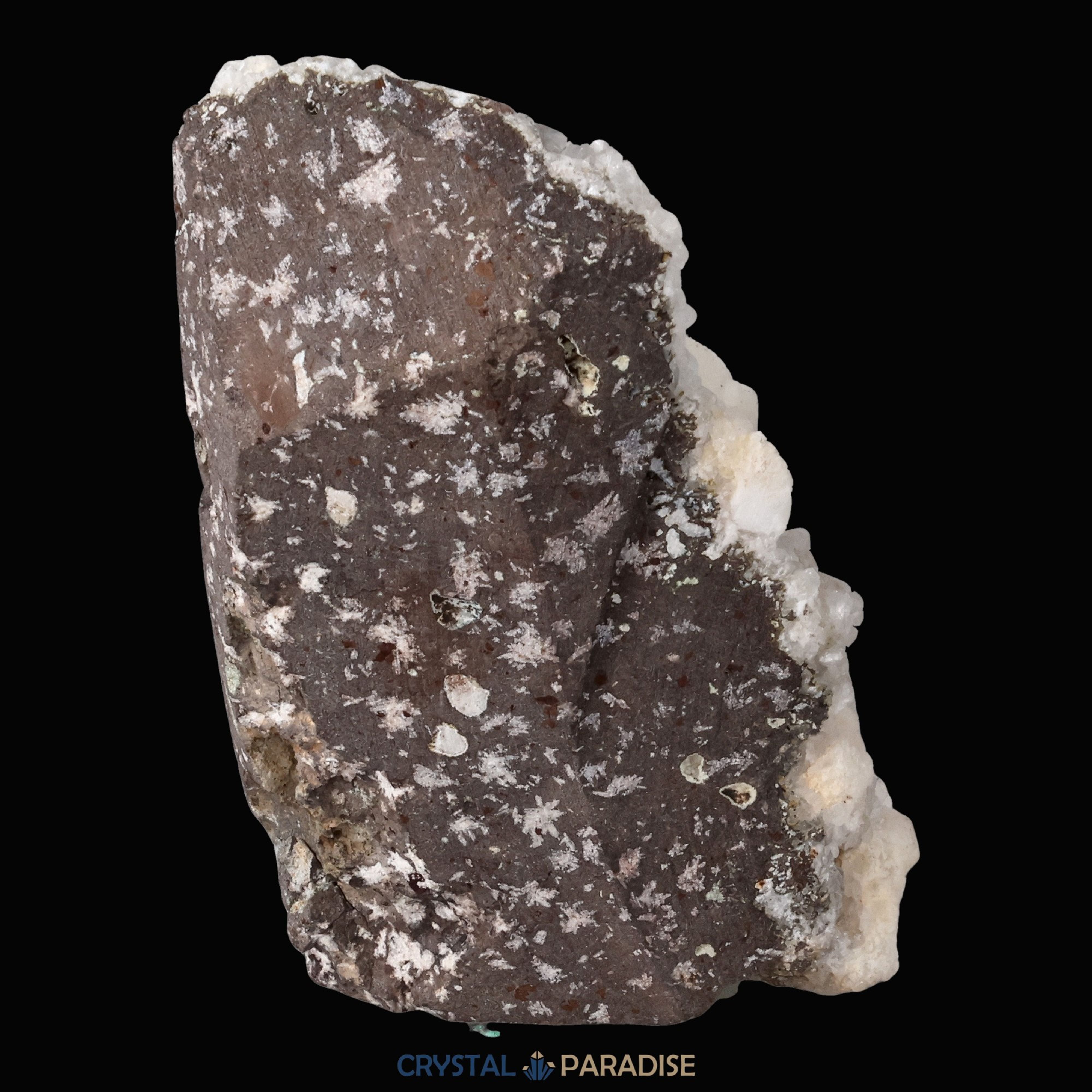Okenit auf Apophyllit Cluster (Stufe) aus Indien (173g) – Ansicht 8