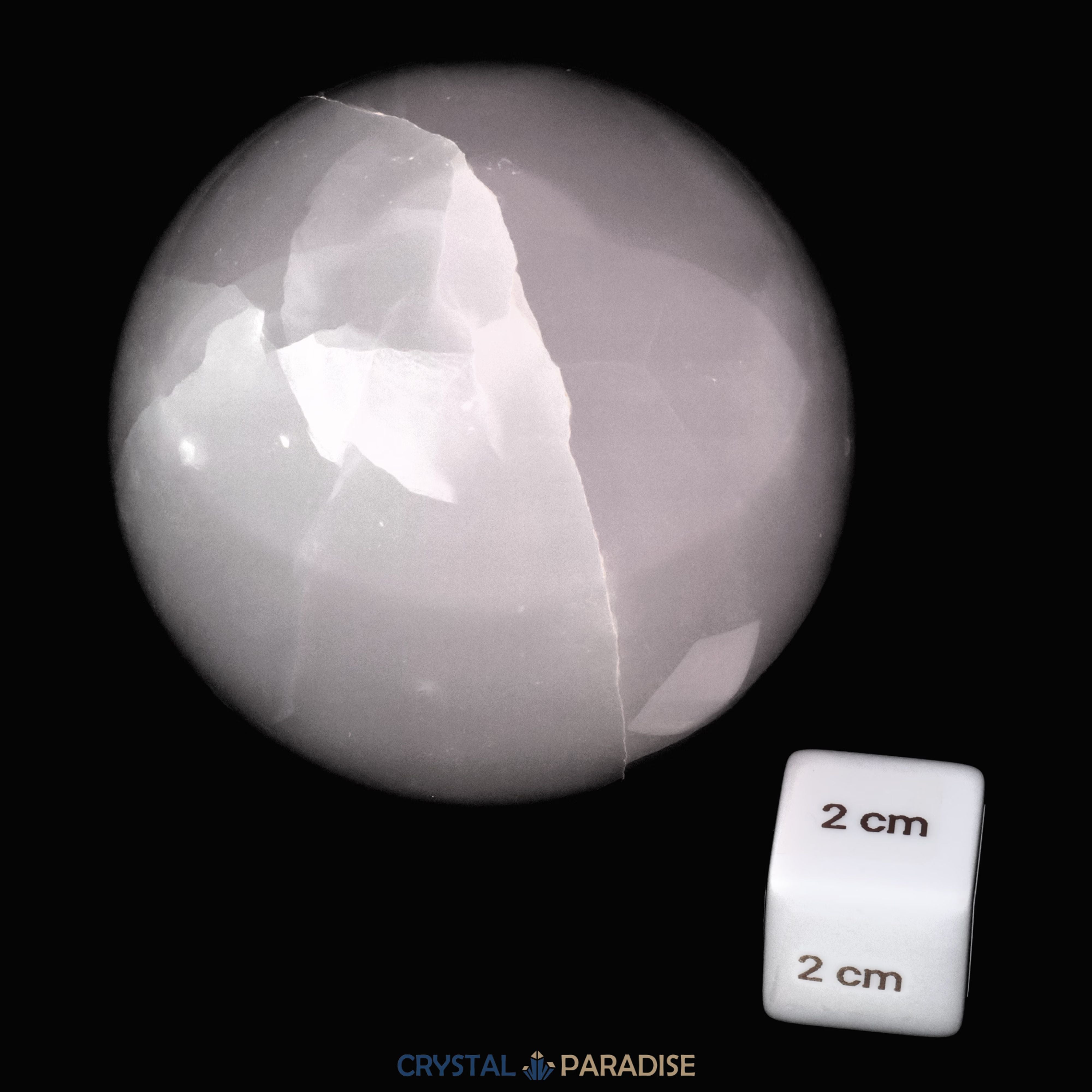 Pink Calcit Kugel (UV Reaktiv) – Ansicht 5