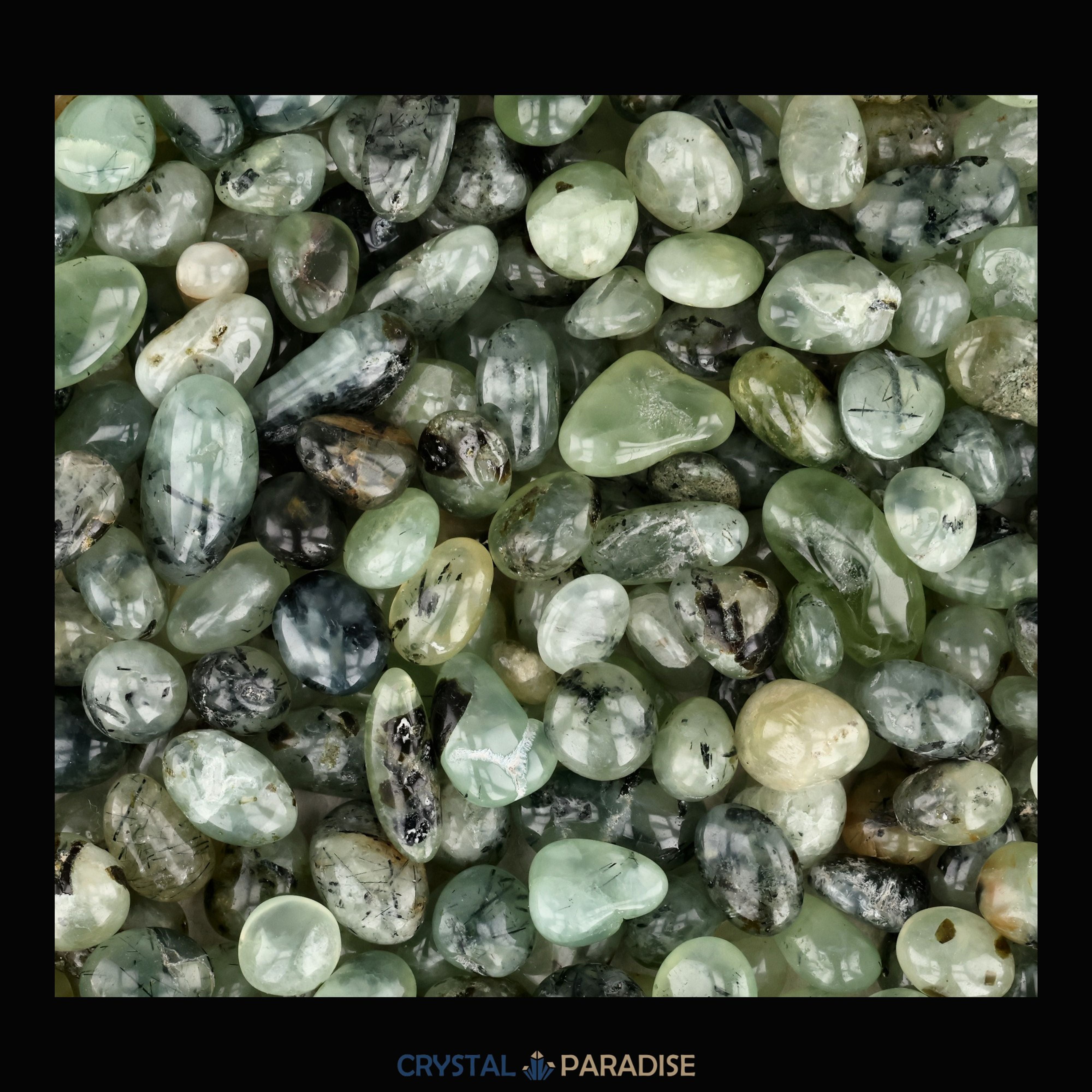 Prehnit Trommelsteine – Ansicht 9