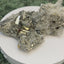 Pyrite on yellow matrix from Mansehra / Pakistan (370g)