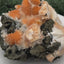 Thomsonite from India (236g) - hand specimen - bright orange color, many beautiful spherical formations on the mother rock 