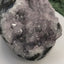 Achatisierter Amethyst Druse aus Uruguay (623g) - viele Achatisierungen mit hervorstehender Blume