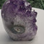 Agate Amethyst Druse from Uruguay (147g) - beautiful dark crystals