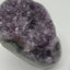 Achatized amethyst druse from Uruguay (1155) - beautiful violet!