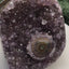 Agate Amethyst Druse from Uruguay (466g) - beautiful purple with central agate