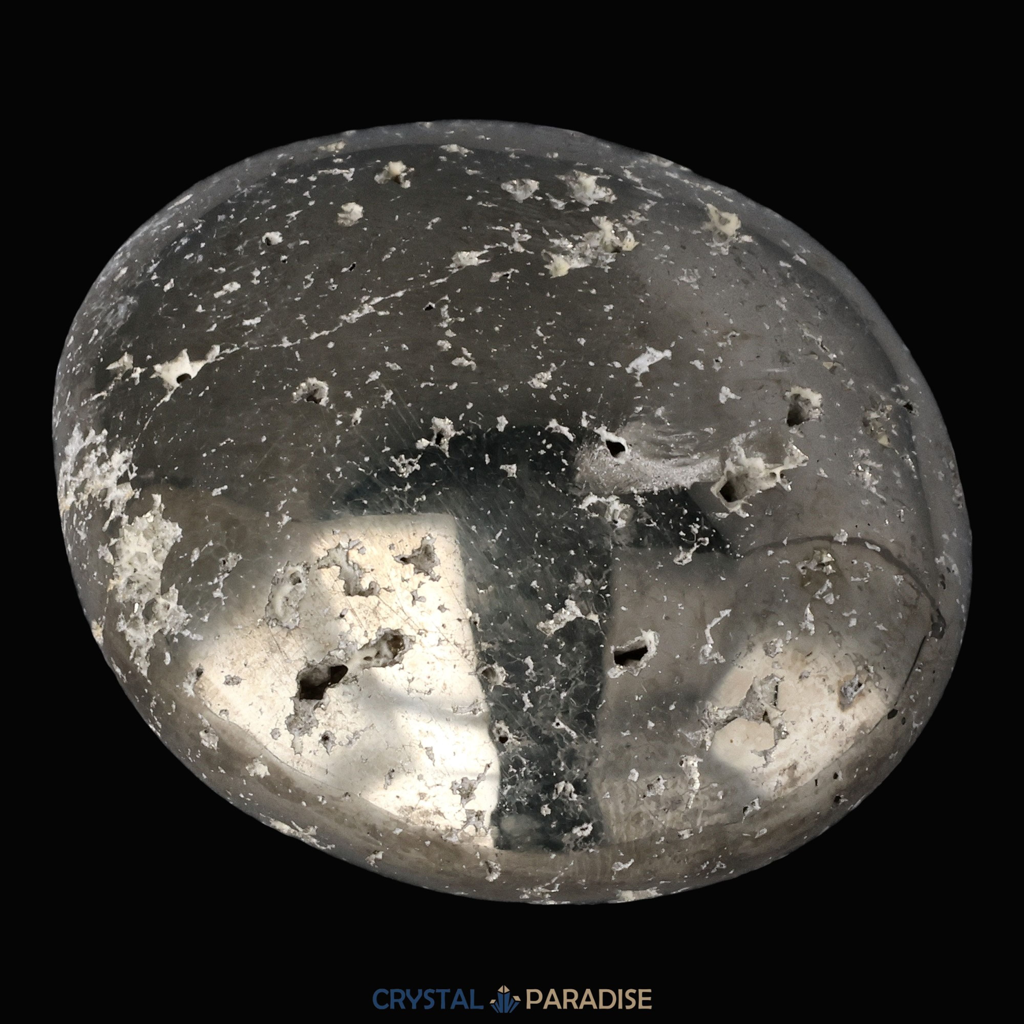 Pyrit Druzy Handschmeichler aus Huánuco, Peru (ca. 5,5 cm) – Ansicht 15