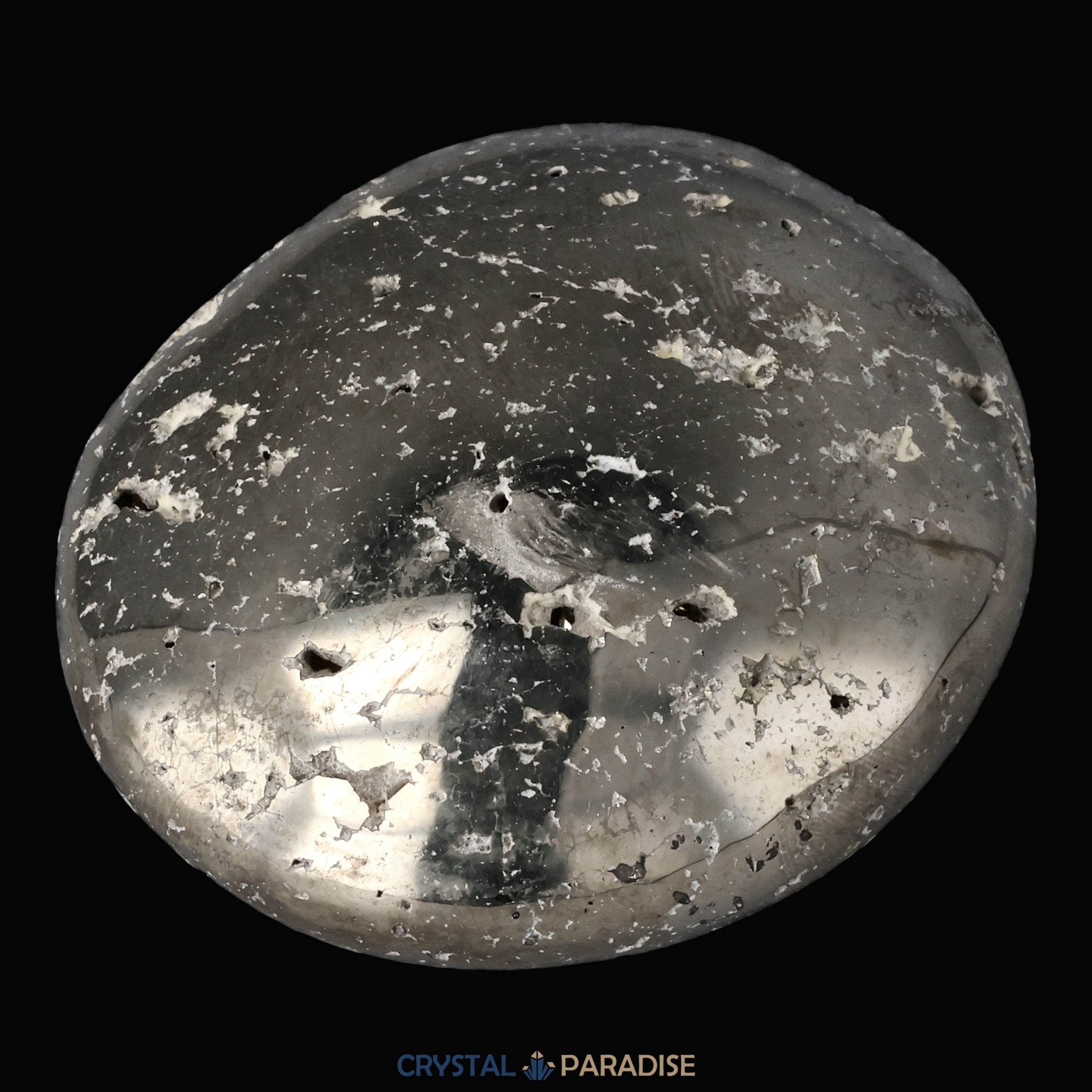 Pyrit Druzy Handschmeichler aus Huánuco, Peru (ca. 5,5 cm) – Ansicht 5