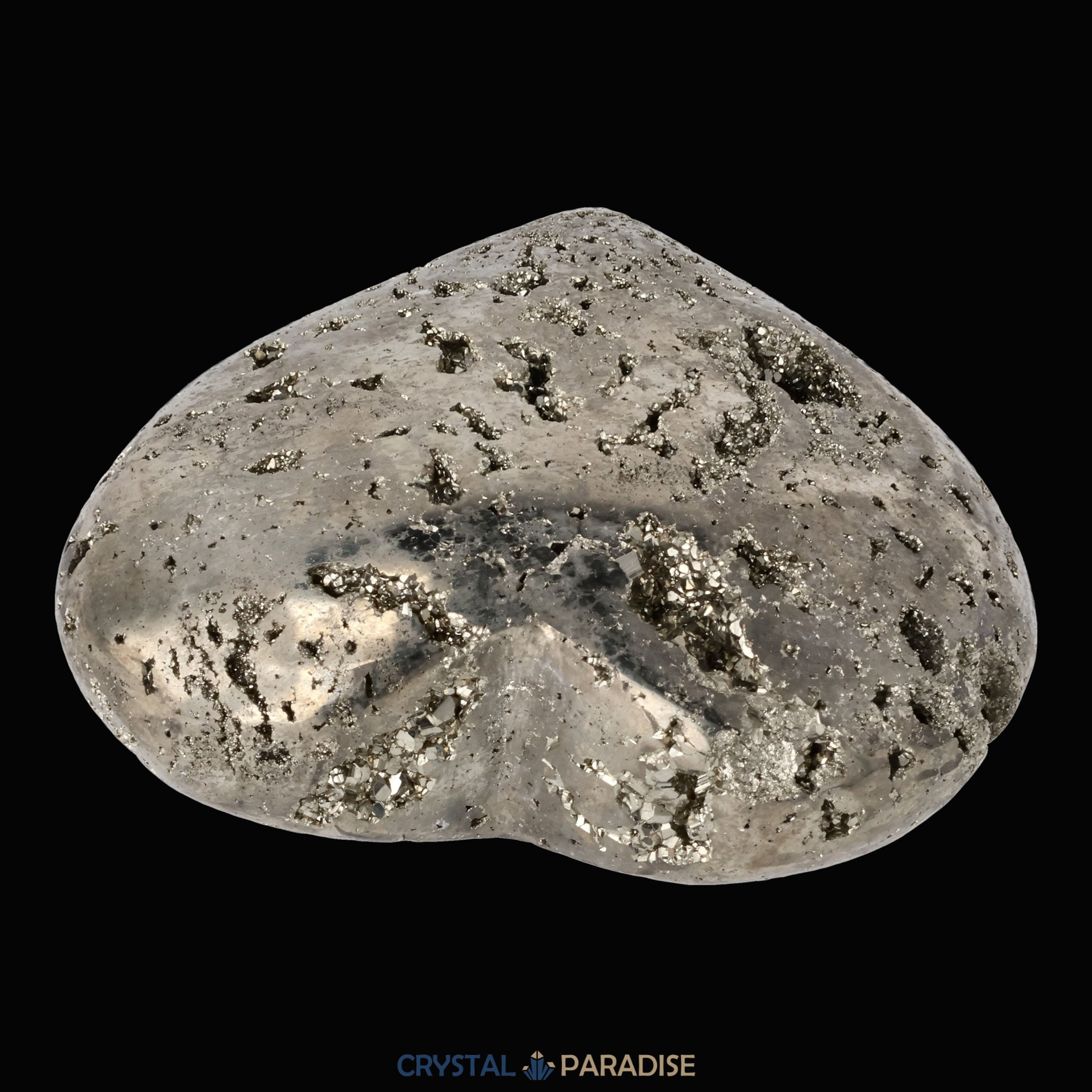 Pyrit Druzy Herz aus Huánuco, Peru – Ansicht 10