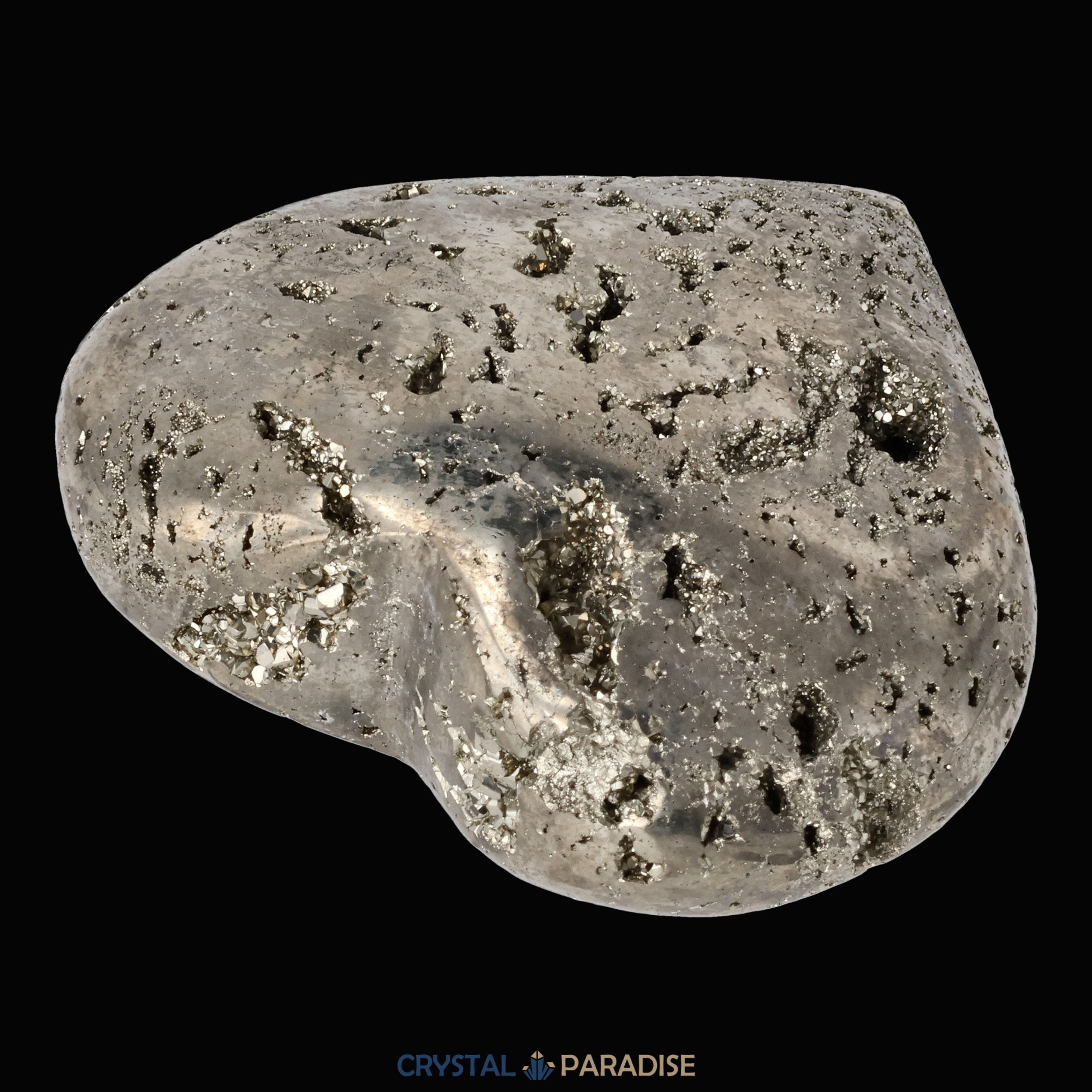 Pyrit Druzy Herz aus Huánuco, Peru – Ansicht 11