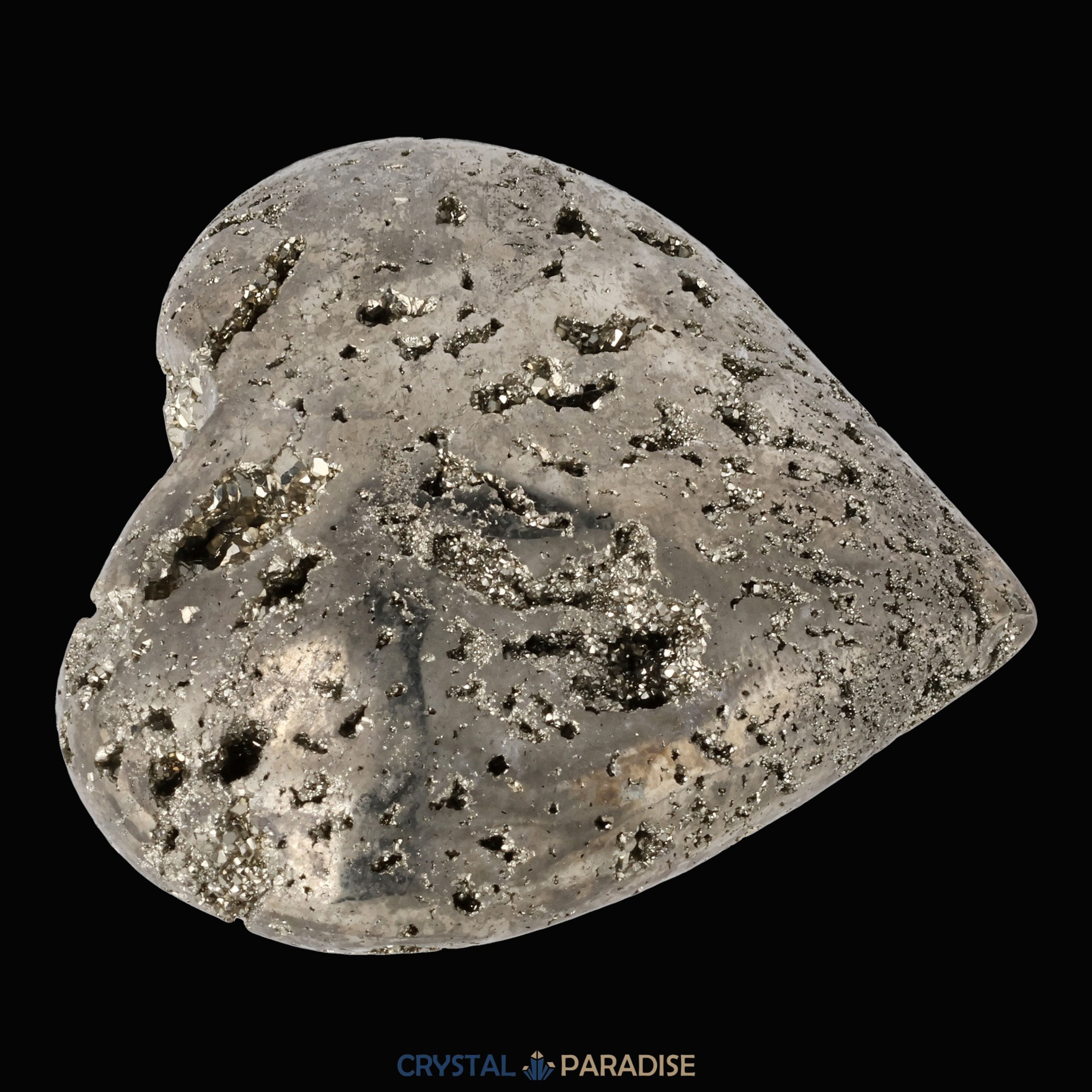 Pyrit Druzy Herz aus Huánuco, Peru – Ansicht 13