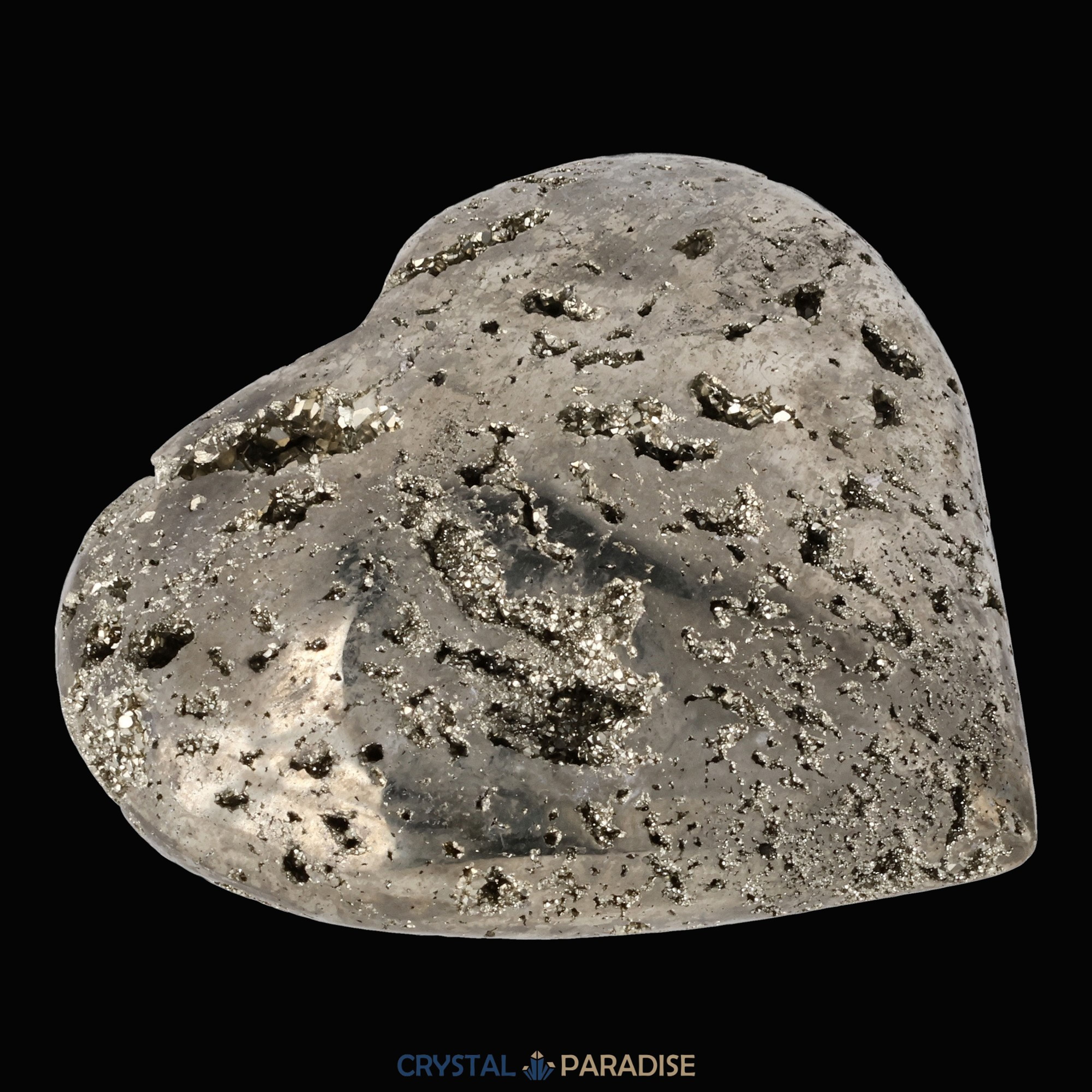 Pyrit Druzy Herz aus Huánuco, Peru – Ansicht 14