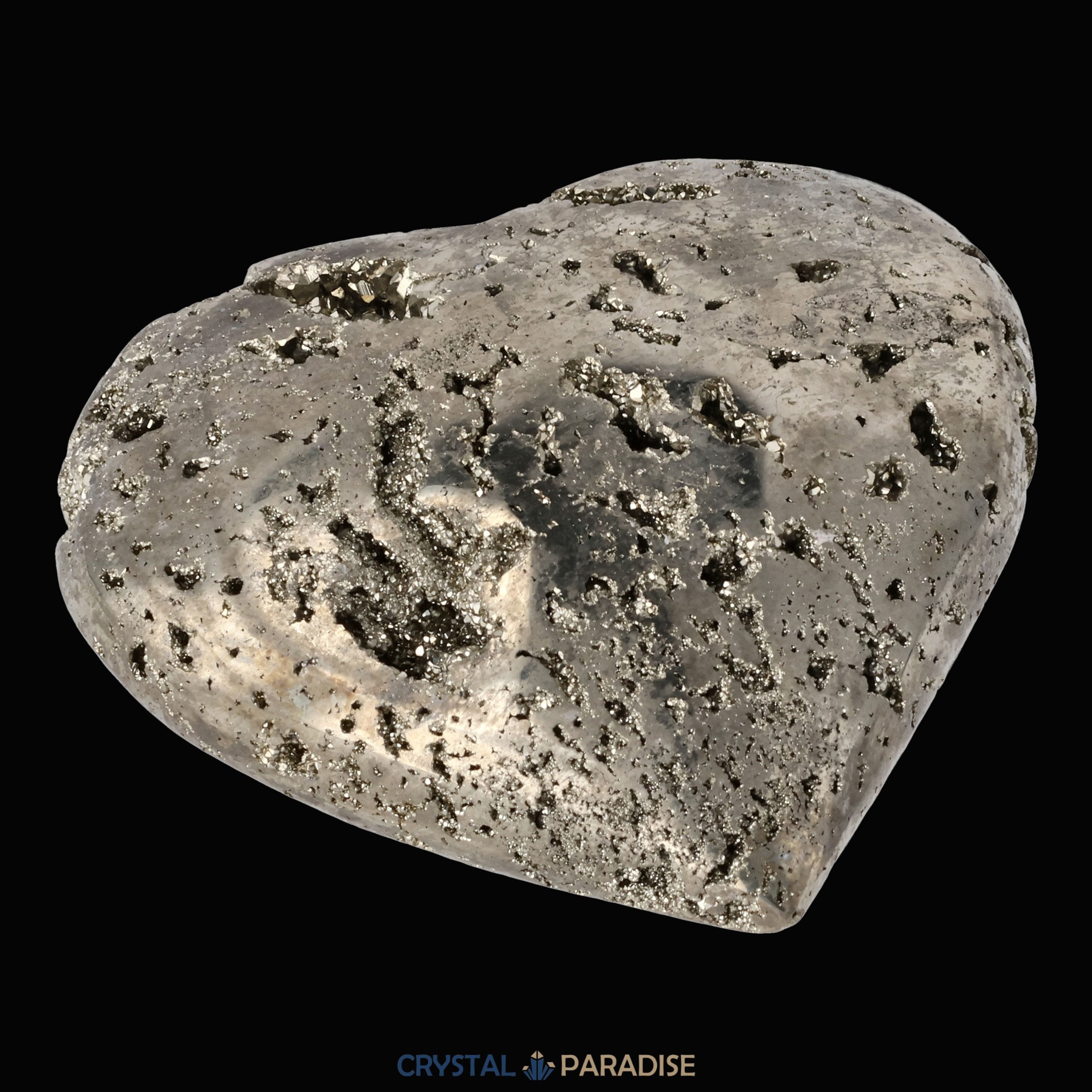 Pyrit Druzy Herz aus Huánuco, Peru – Ansicht 15
