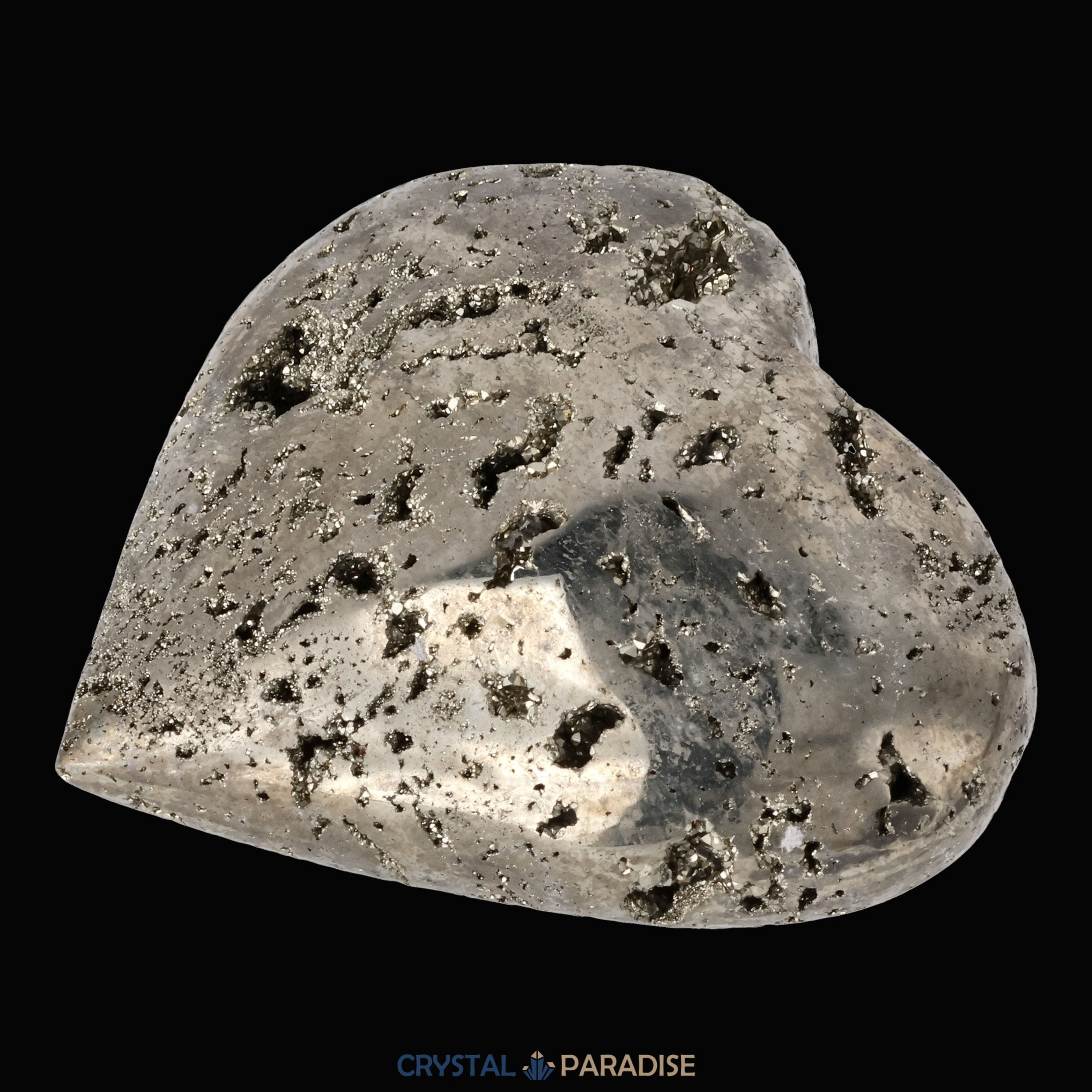 Pyrit Druzy Herz aus Huánuco, Peru – Ansicht 6