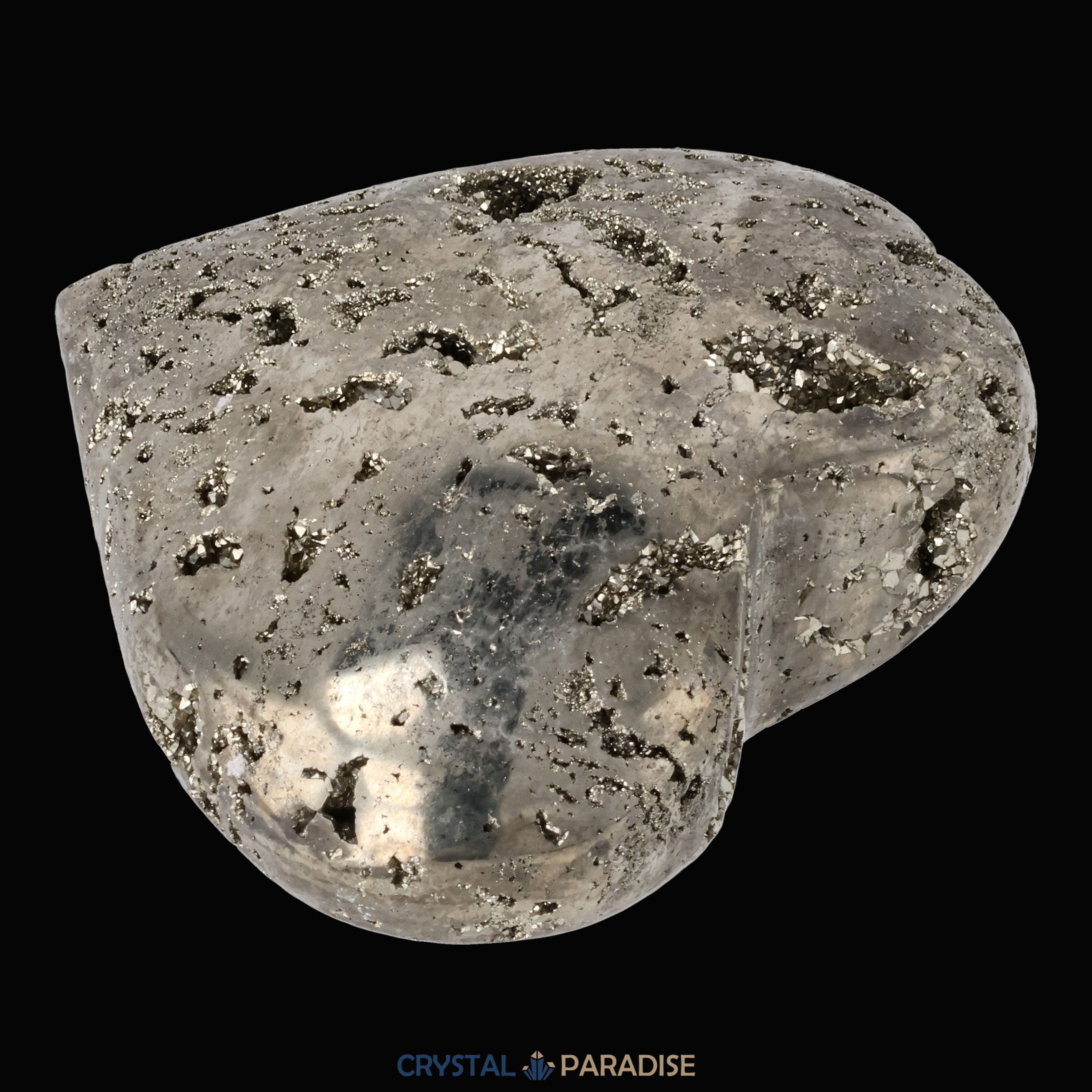 Pyrit Druzy Herz aus Huánuco, Peru – Ansicht 8