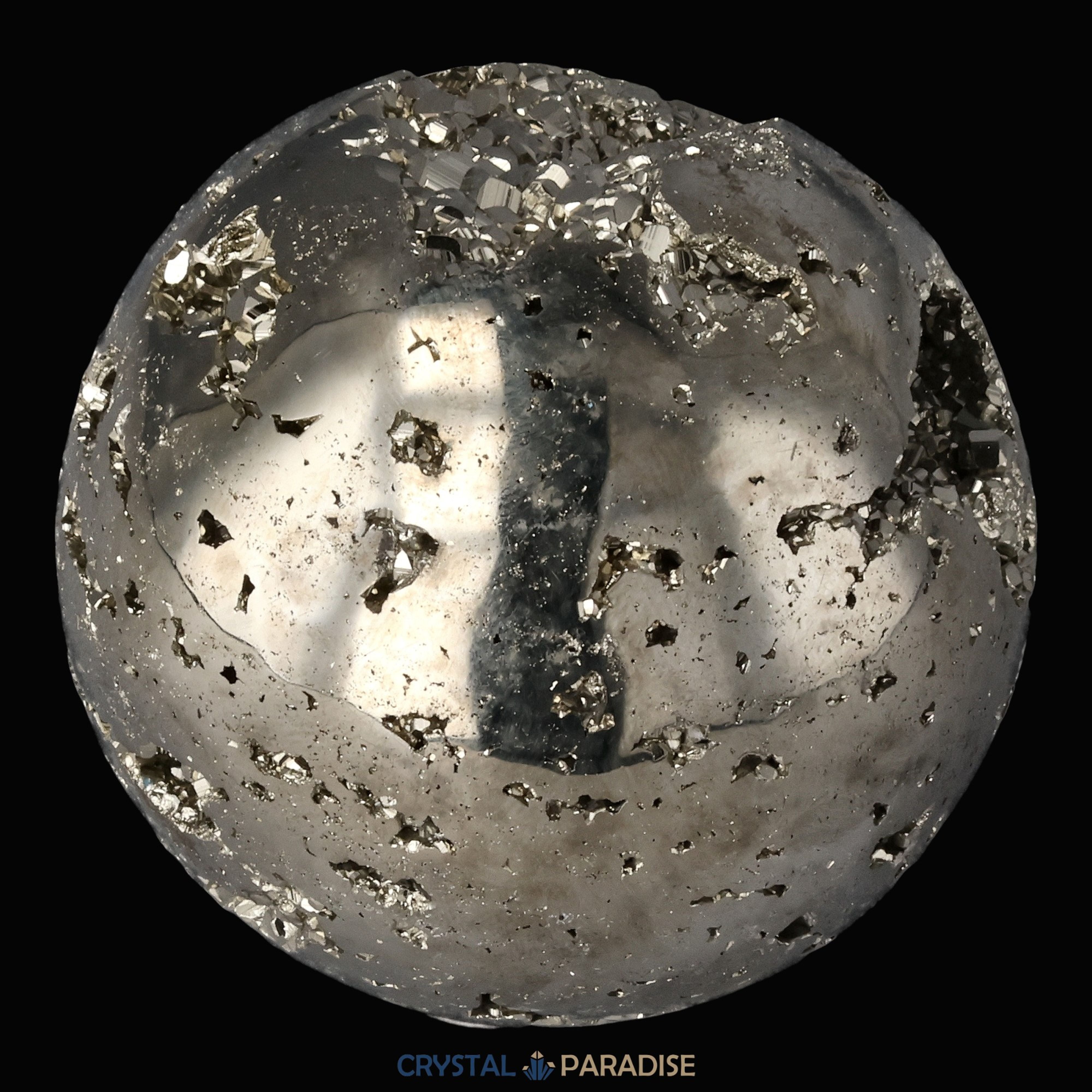 Pyrit Druzy Kugeln aus Huánuco, Peru 5cm – Ansicht 11