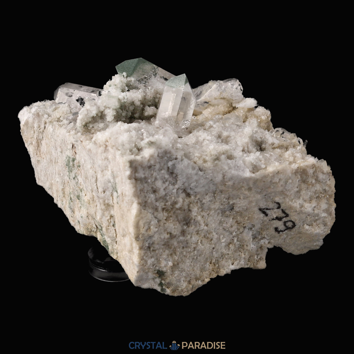 Quarz mit Lumeniteinschlussaus der Schweiz (491g) – Ansicht 6
