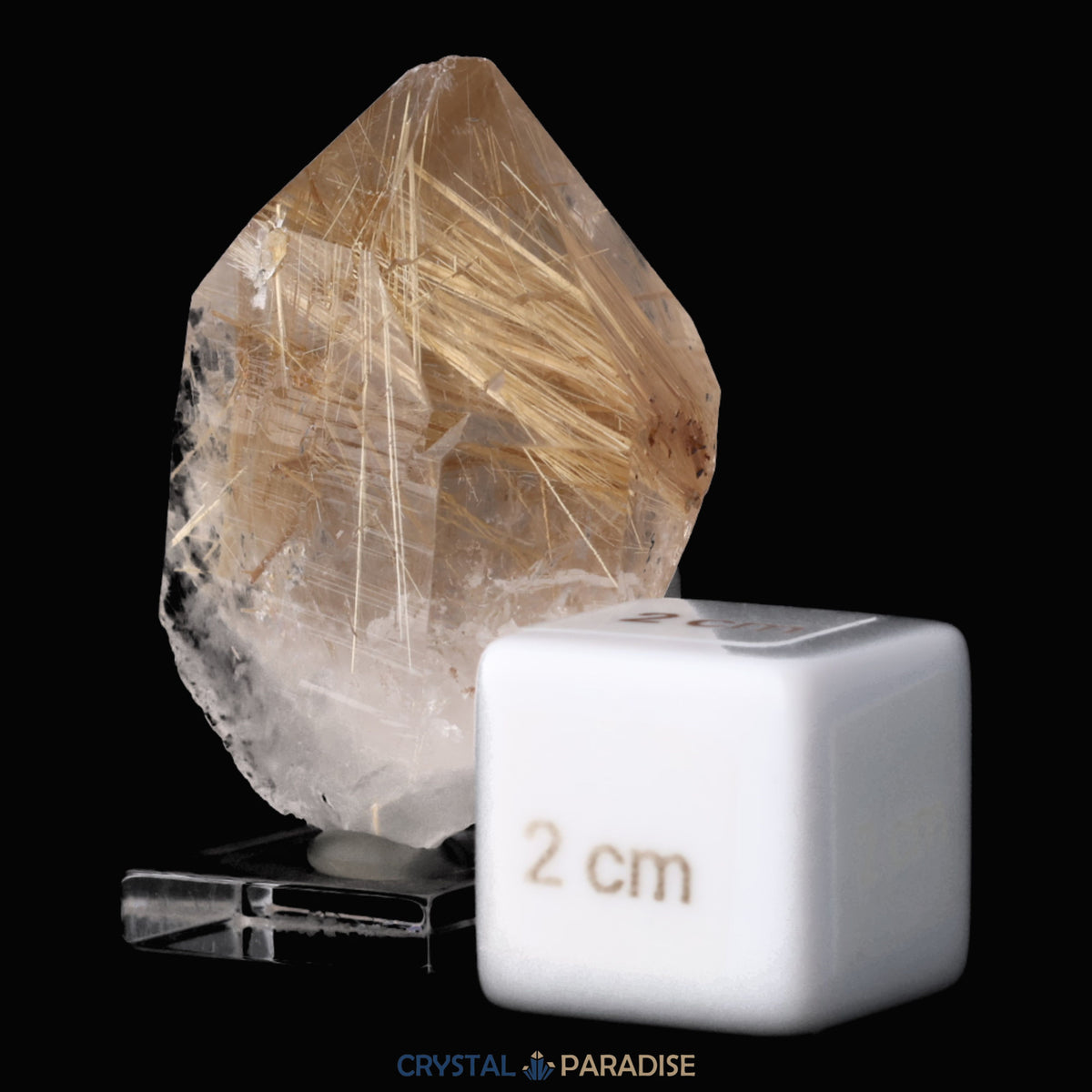 Quarz mit Rutil aus Brasilien (34g) – Ansicht 3