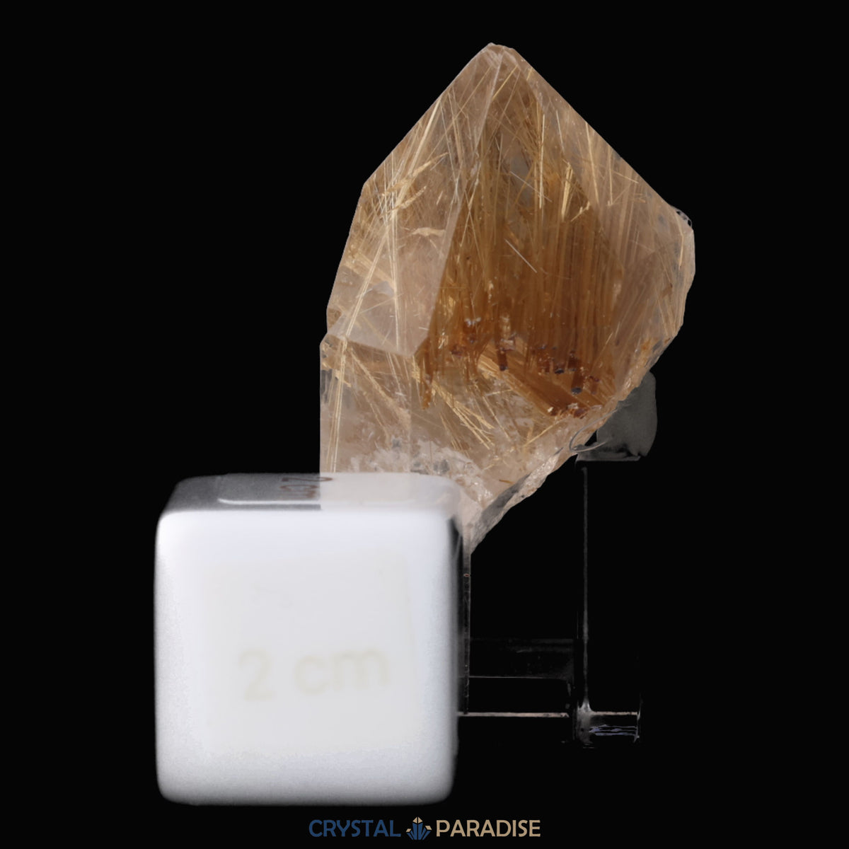 Quarz mit Rutil aus Brasilien (34g) – Ansicht 4