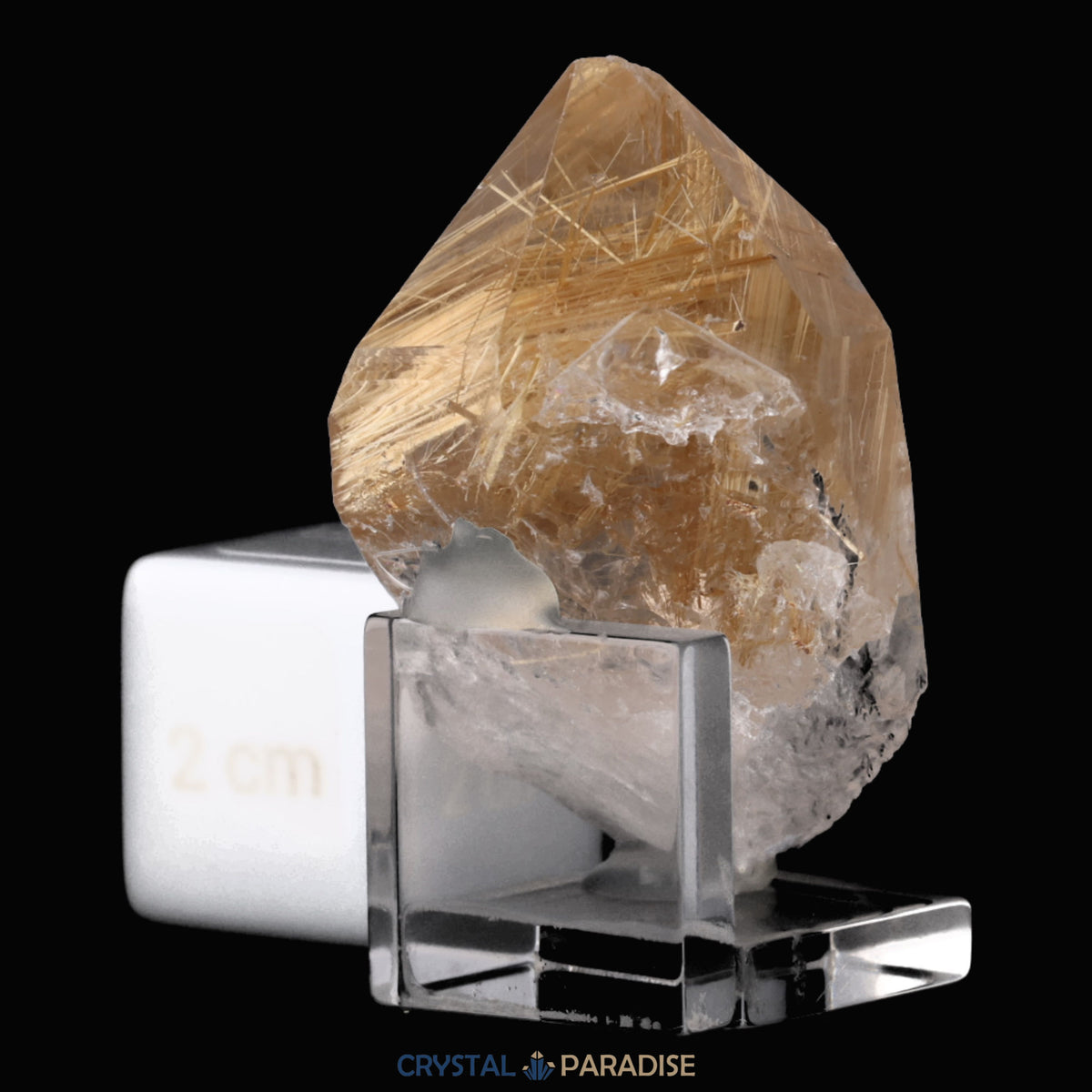 Quarz mit Rutil aus Brasilien (34g) – Ansicht 6
