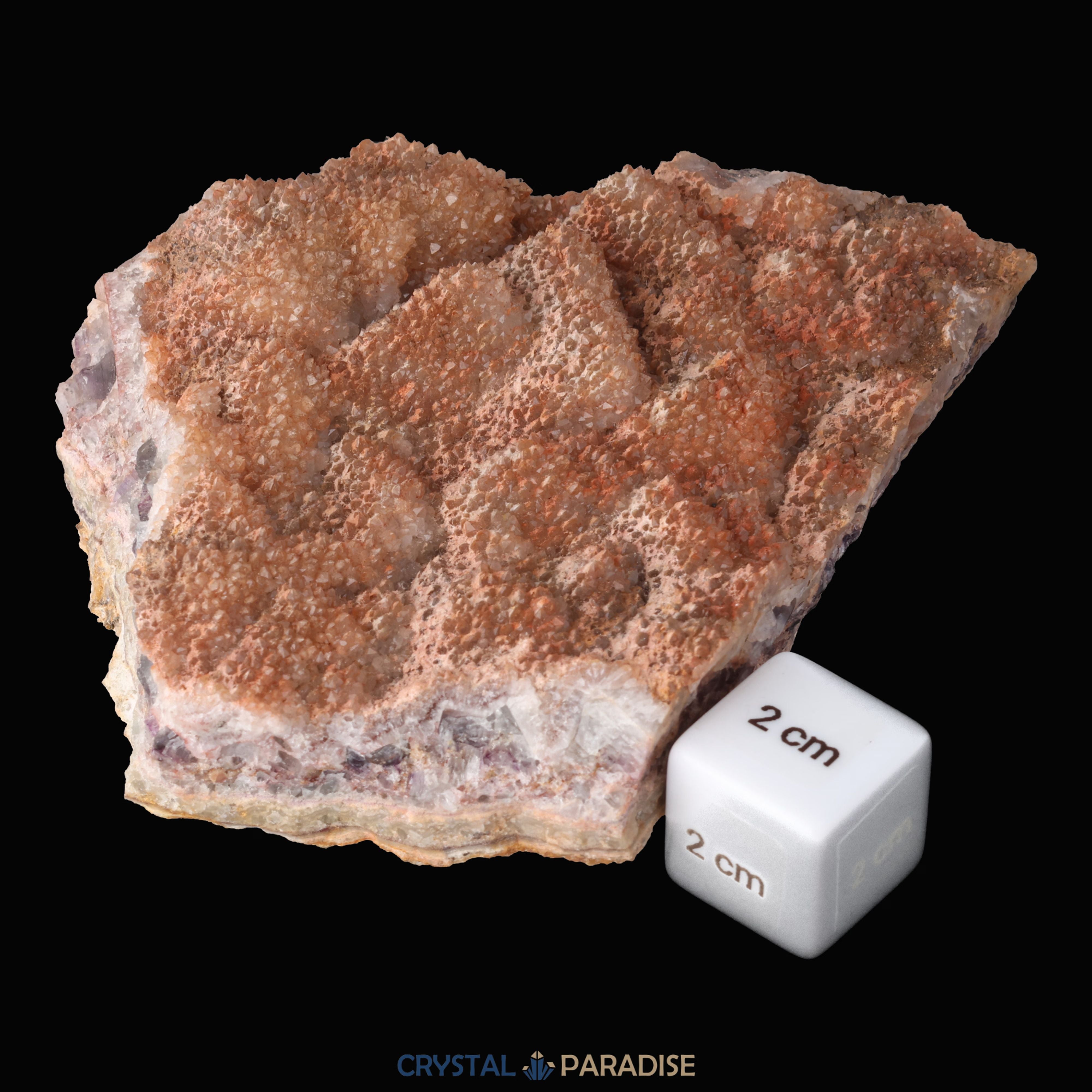 Quarz über Fluoritwürfel von der Royeswiese, Bayern (424g) – Ansicht 5
