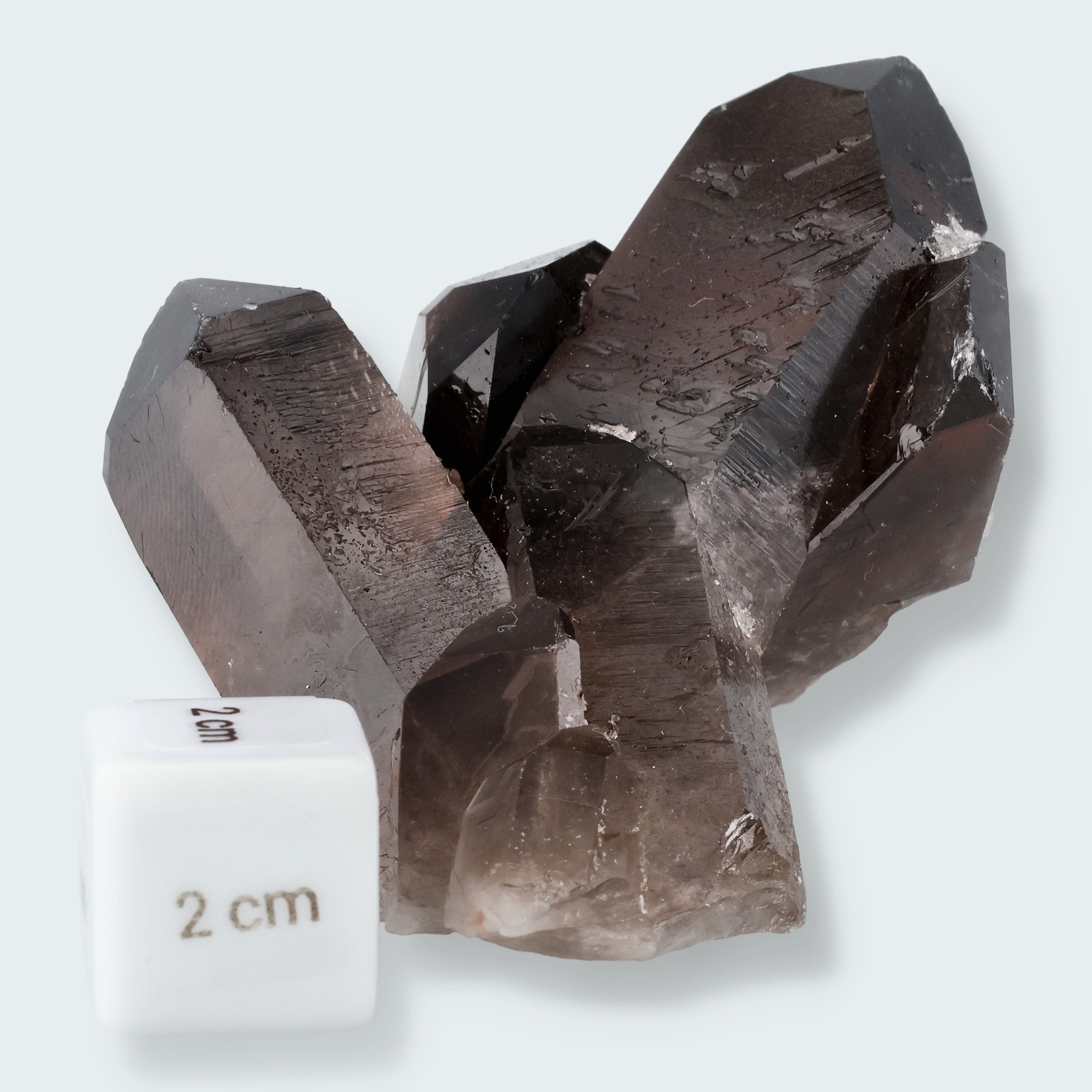 Rauchquarz Handstufe aus Brasilien (256g) - bestrahlt – Ansicht 4
