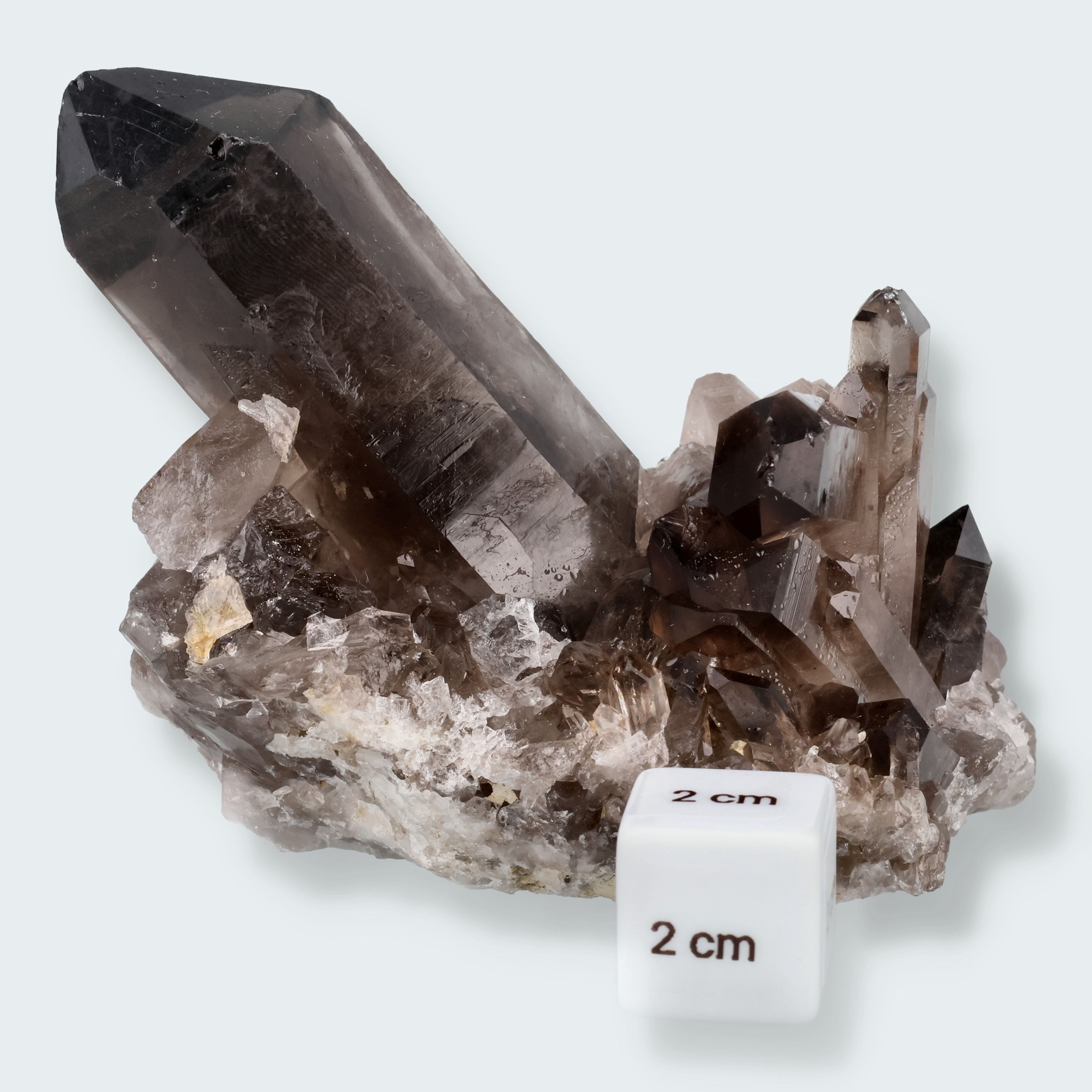 Rauchquarz Handstufe aus Brasilien (412g) - bestrahlt – Ansicht 2