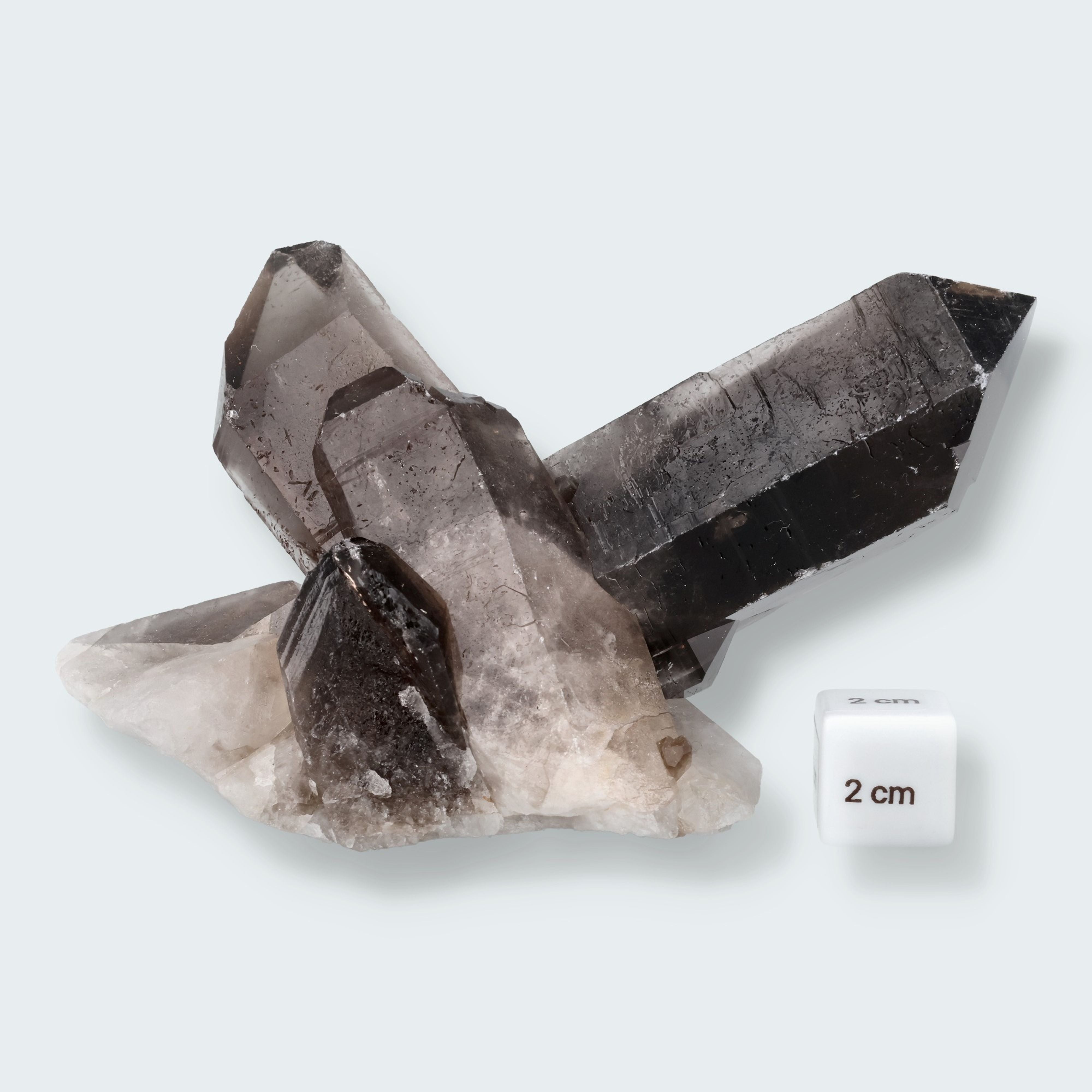 Rauchquarz Handstufe aus Brasilien (639g) - bestrahlt – Ansicht 2