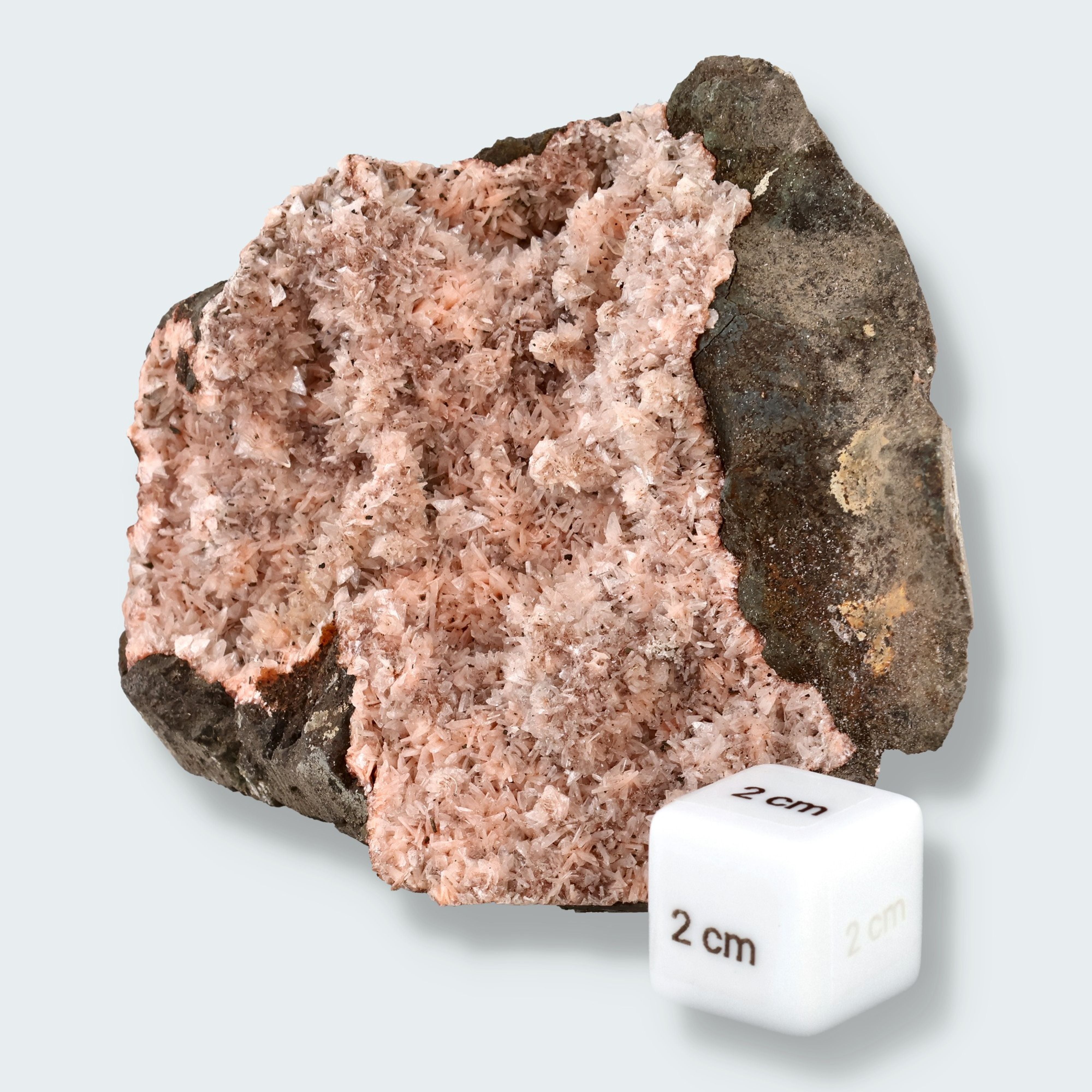 Red Heulandit Geode aus Indien (363g) – Ansicht 3