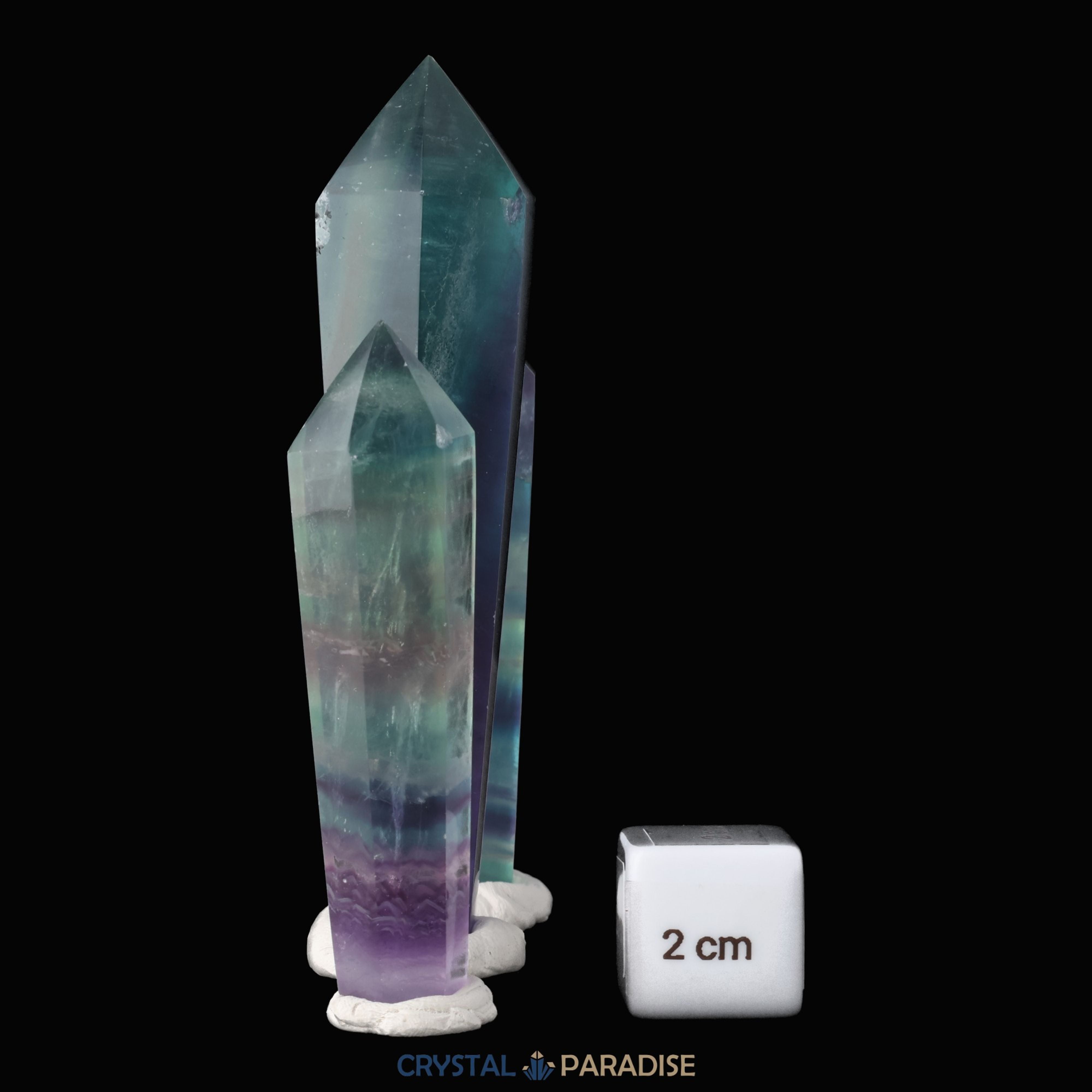 Regenbogen Fluorit Zepter – Ansicht 10