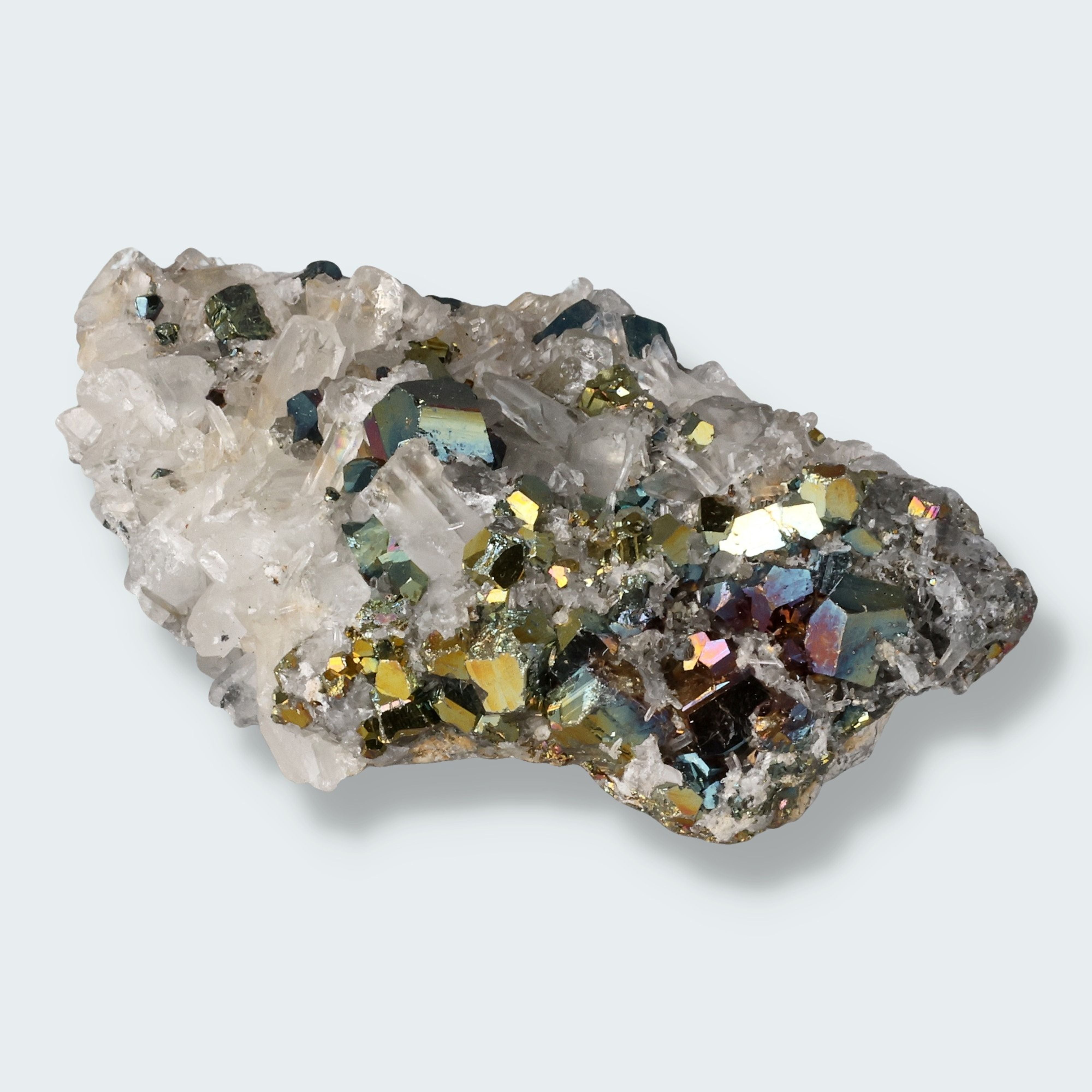 Regenbogen Pyrit aus Indonesien (192g) – Ansicht 2