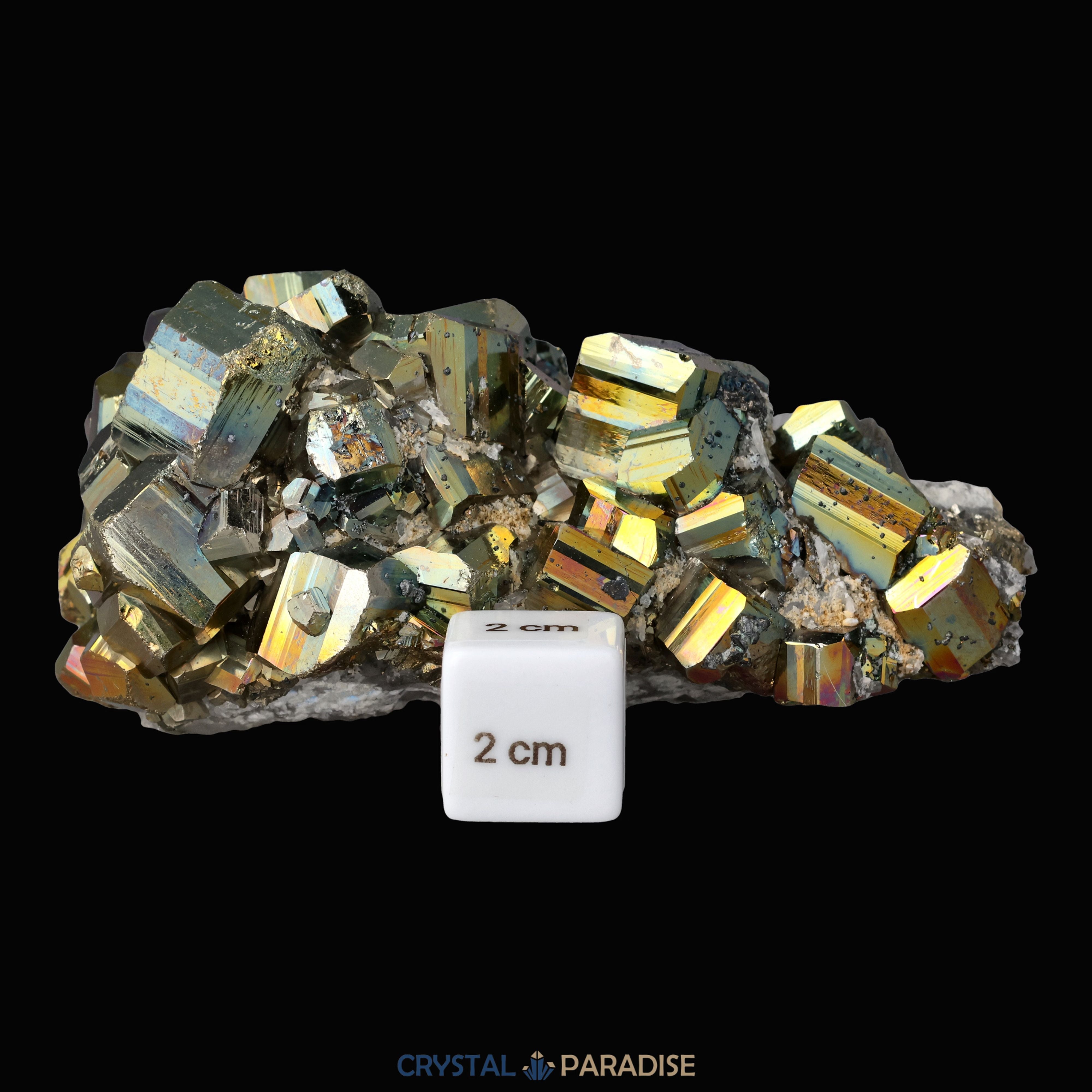Regenbogen Pyrit aus Indonesien (659g) – Ansicht 5