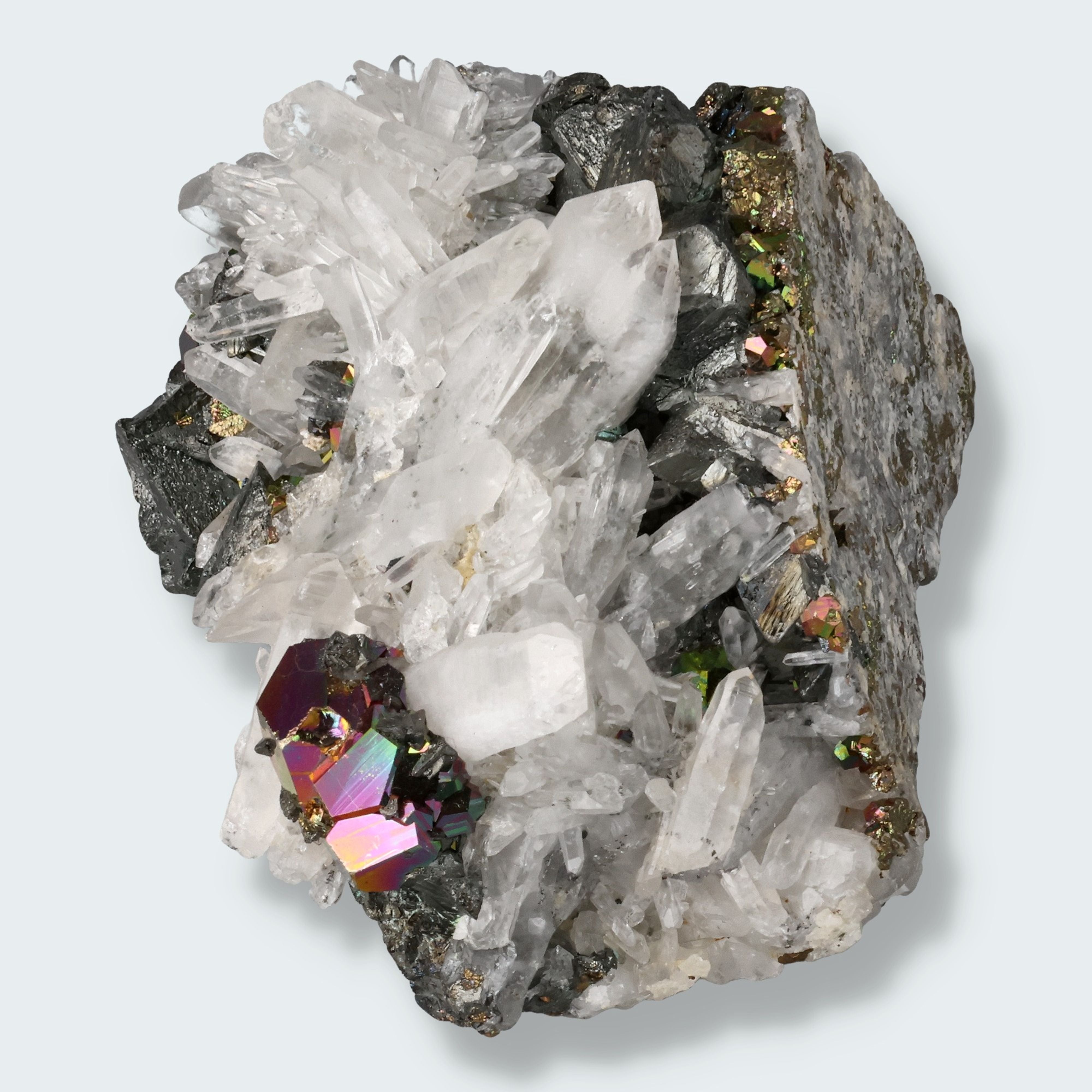 Regenbogen Pyrit aus Indonesien (827g) – Ansicht 3