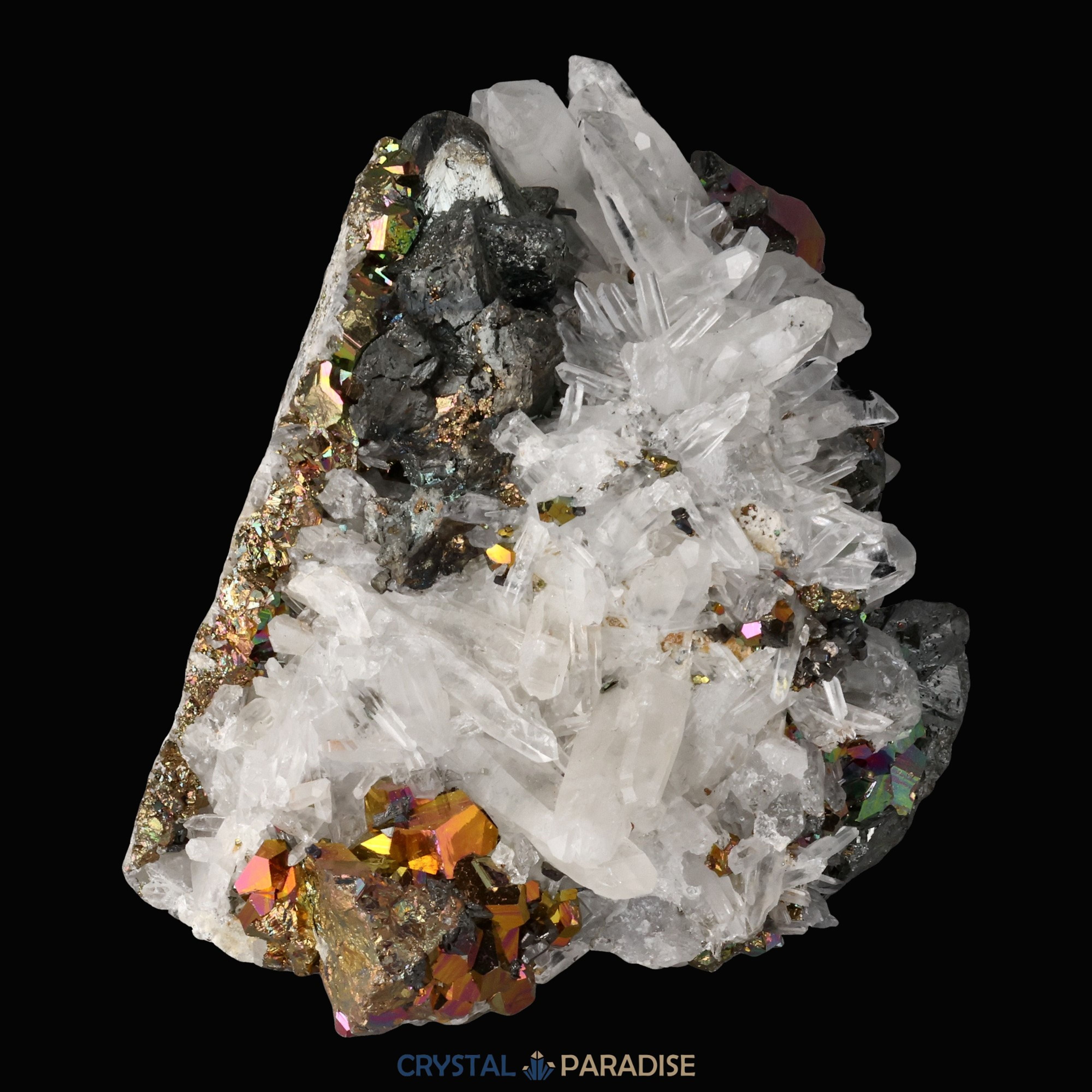 Regenbogen Pyrit aus Indonesien (827g) – Ansicht 9