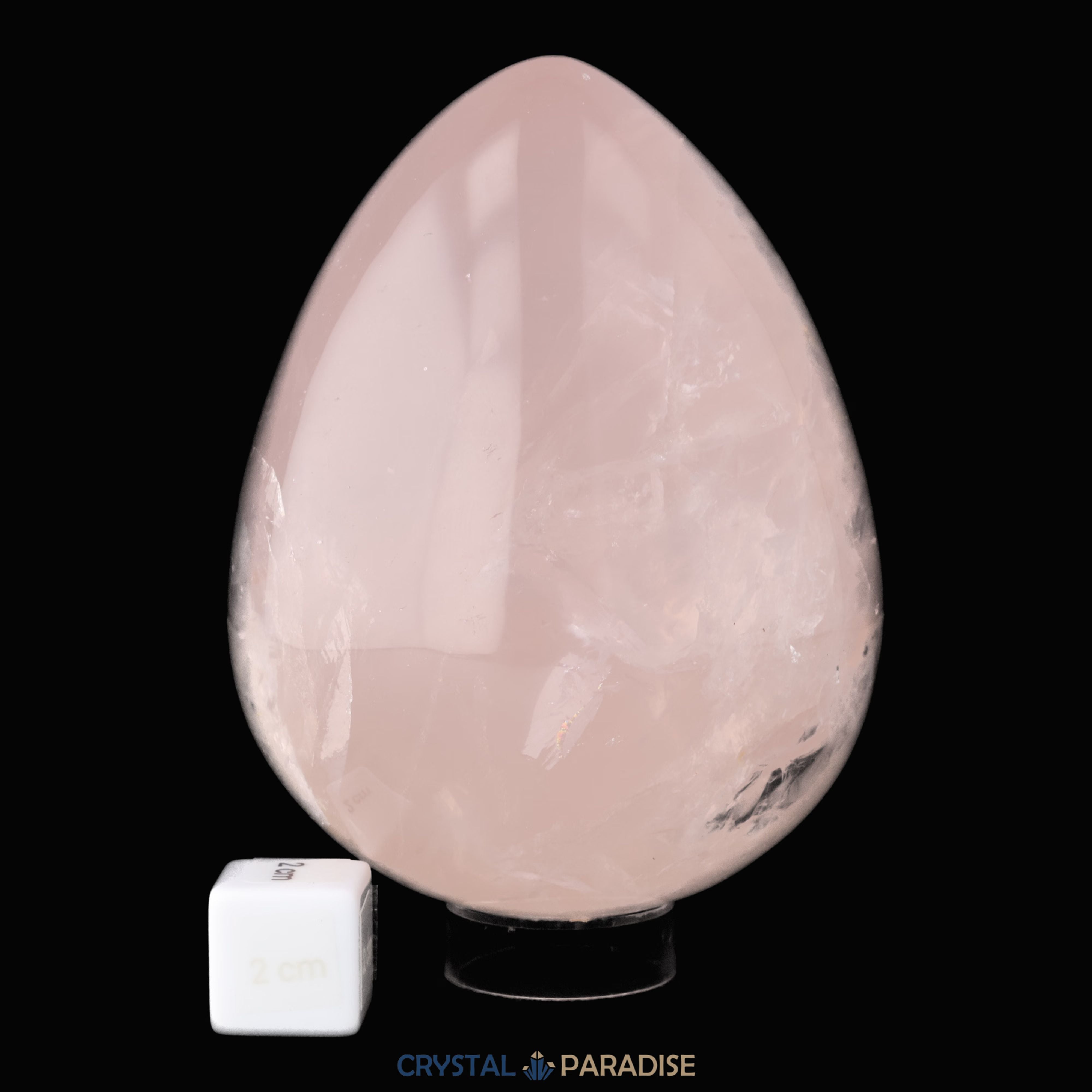 Rosenquarz Ei XL 11cm (1218g) – Ansicht 5