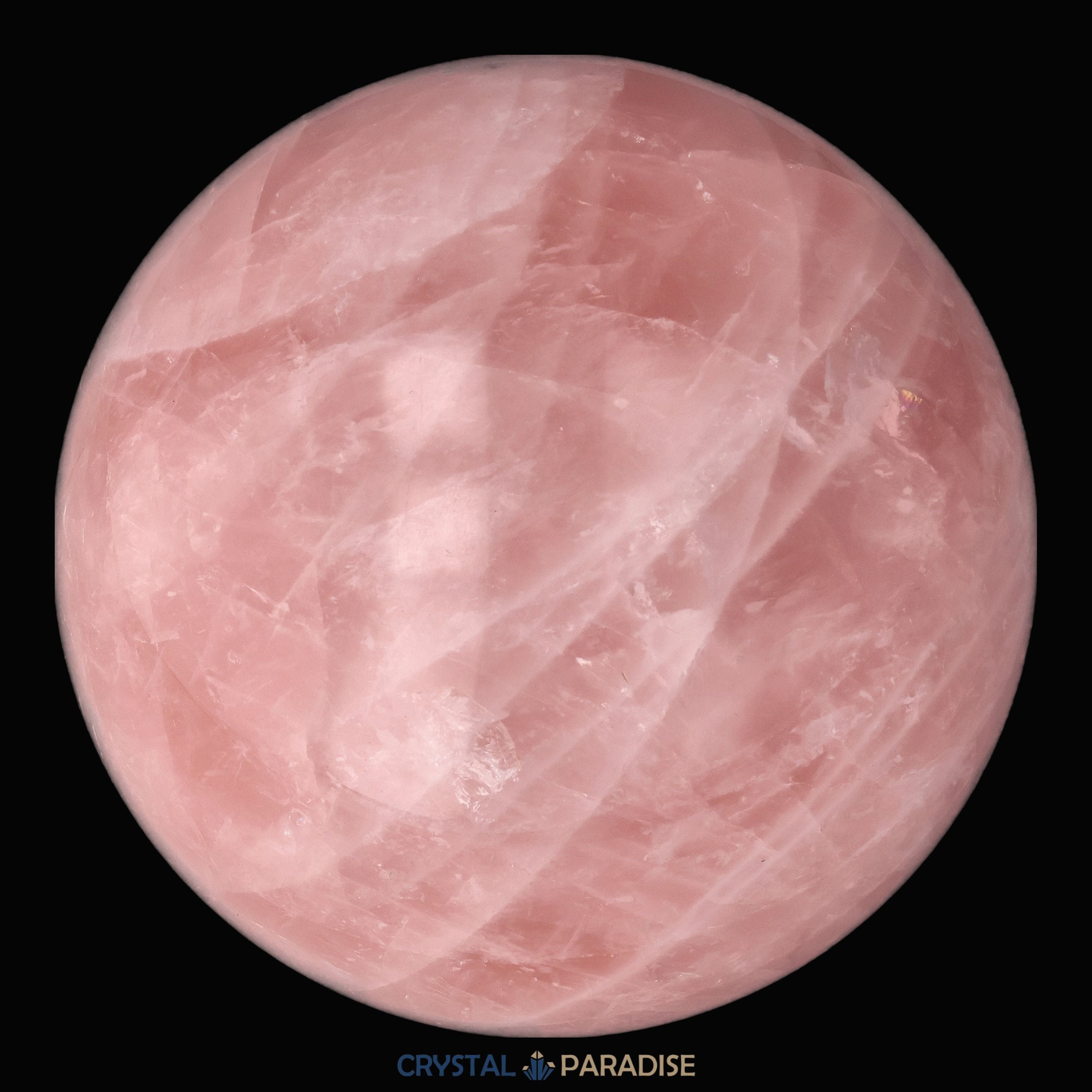 Rosenquarz Kugel (rosa transparent) – Ansicht 10