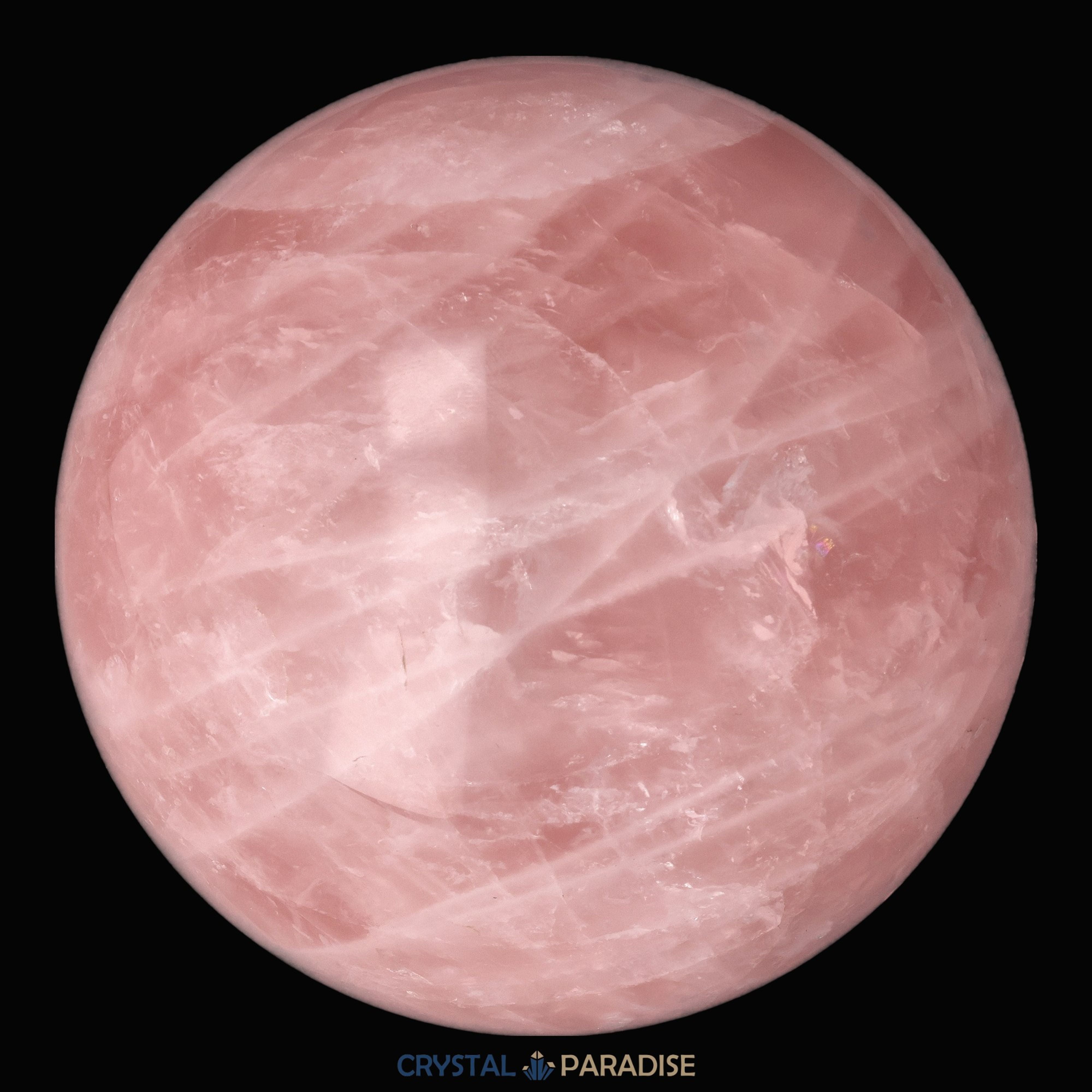 Rosenquarz Kugel (rosa transparent) – Ansicht 11