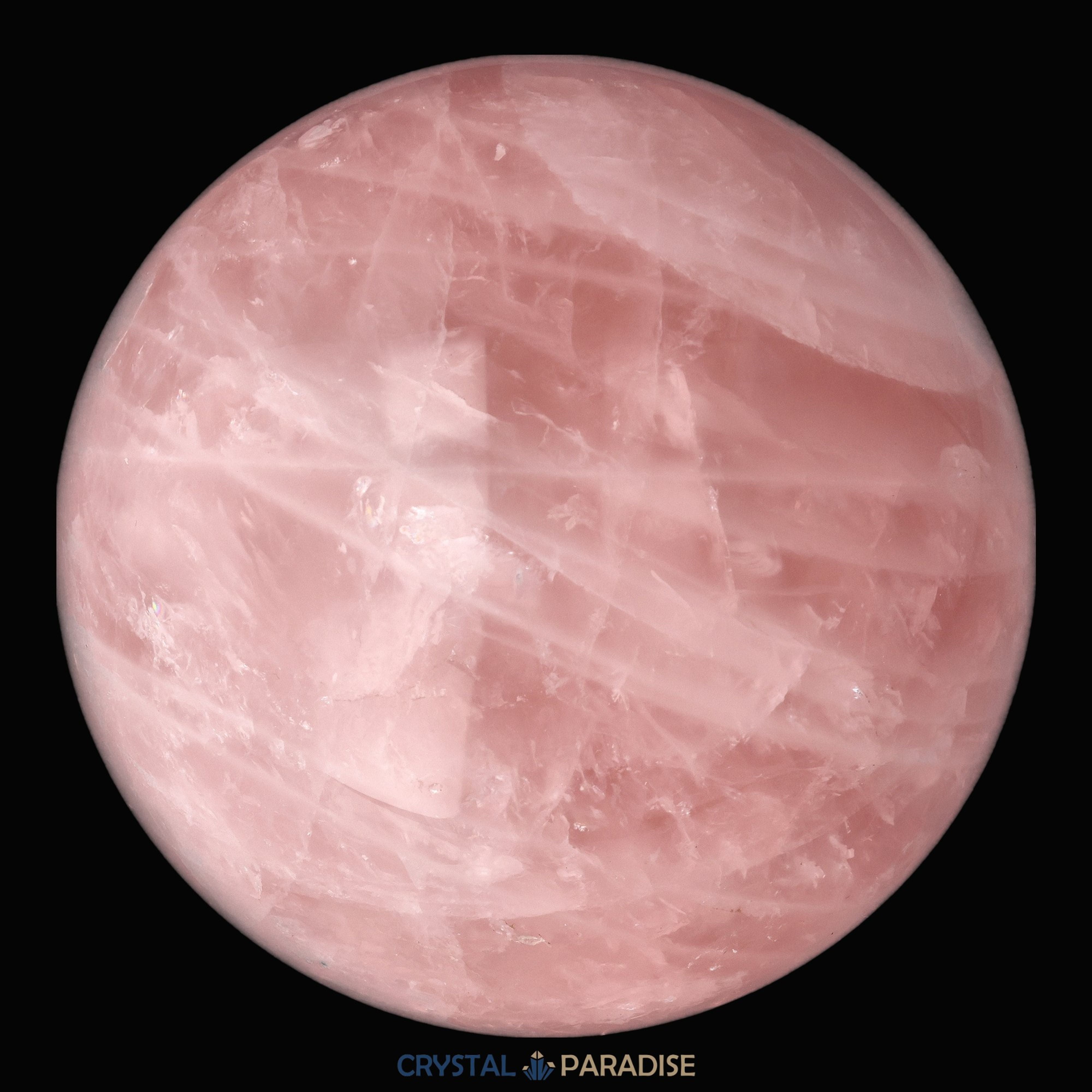 Rosenquarz Kugel (rosa transparent) – Ansicht 12
