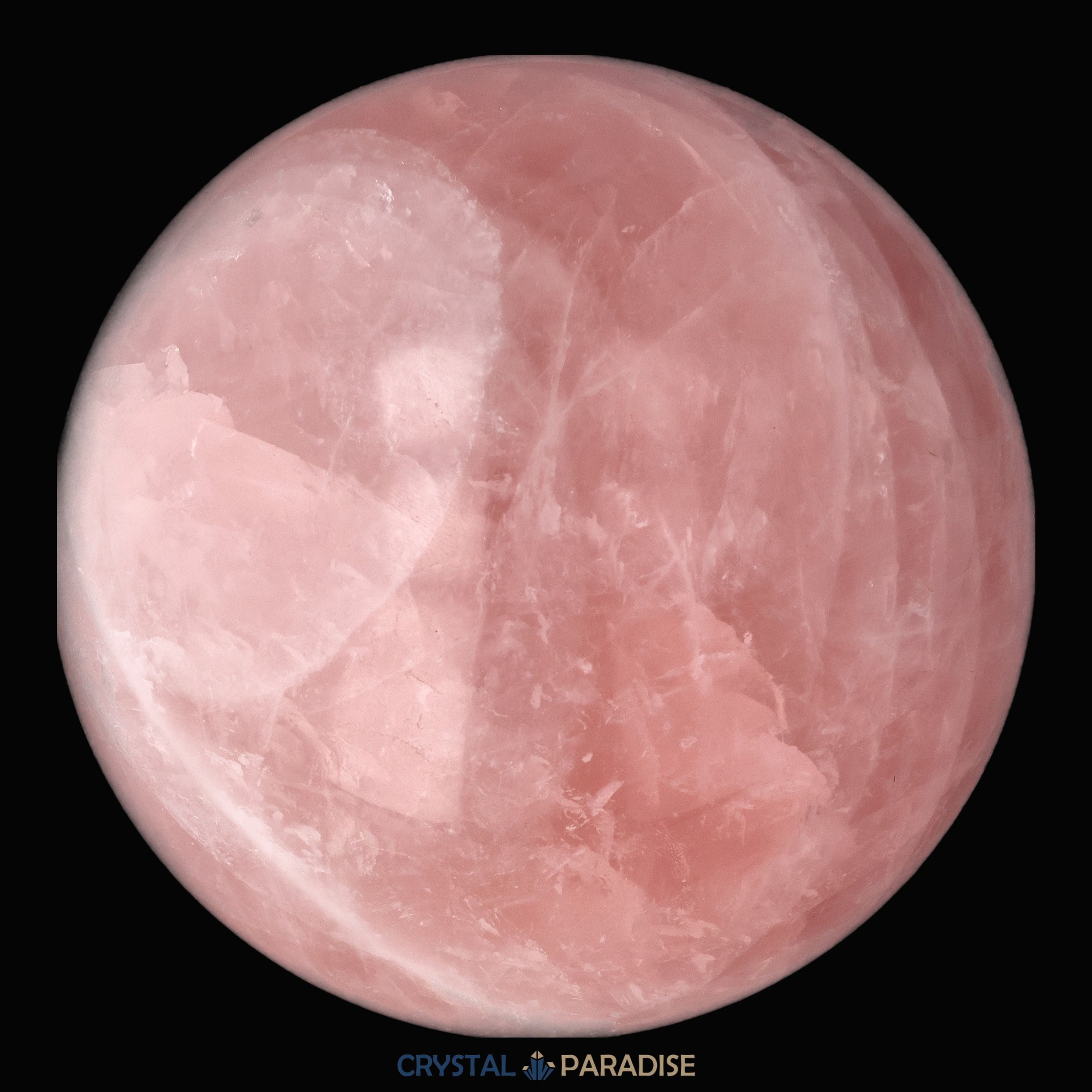 Rosenquarz Kugel (rosa transparent) – Ansicht 5