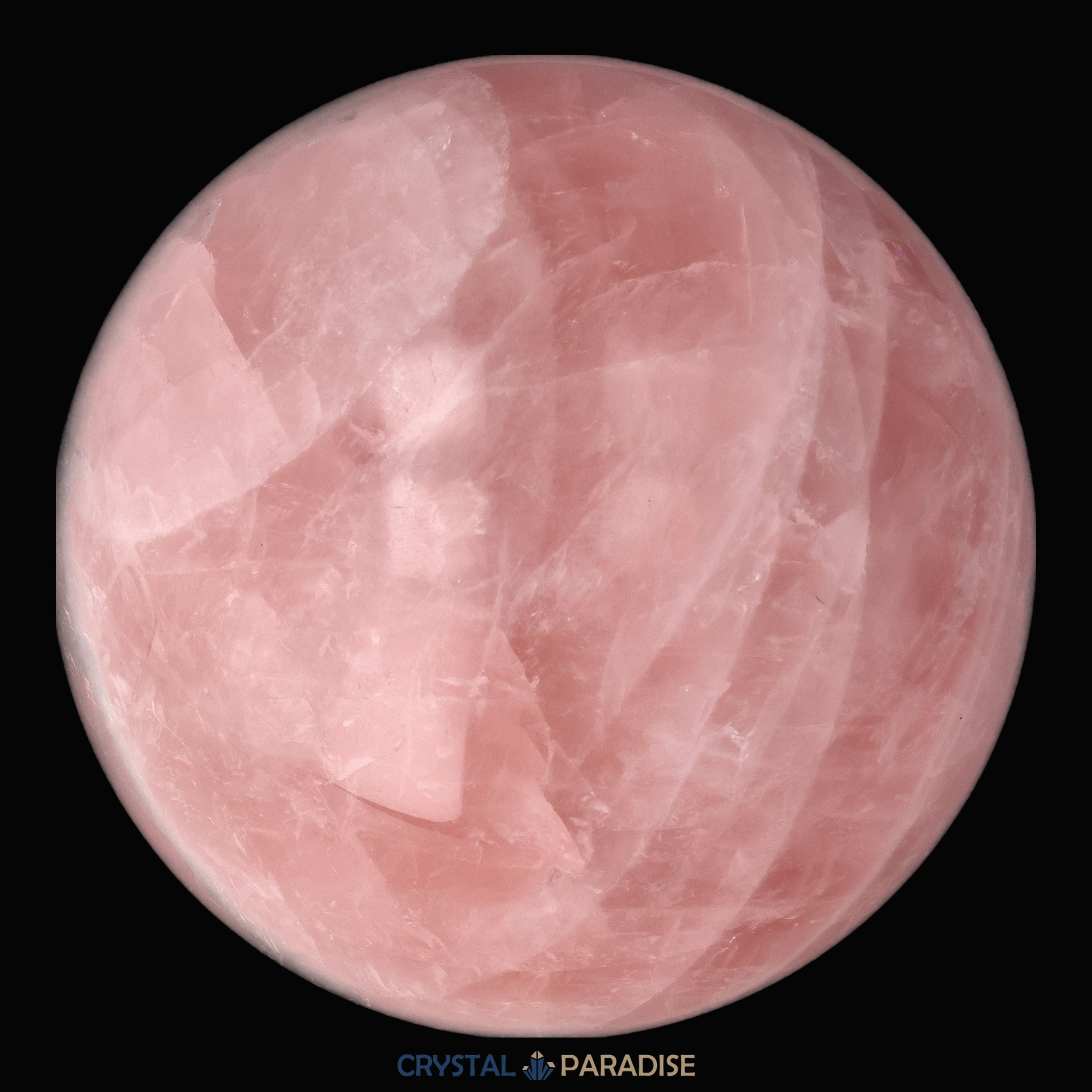Rosenquarz Kugel (rosa transparent) – Ansicht 6